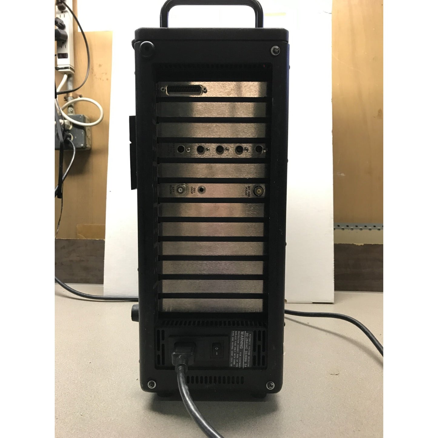T-Berd TTC 310 Communications Analyzer back view with connectors