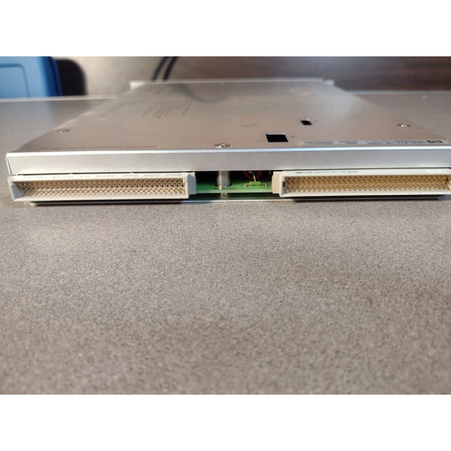 HP E1460-66201 64-Channel Relay Module back panel connections