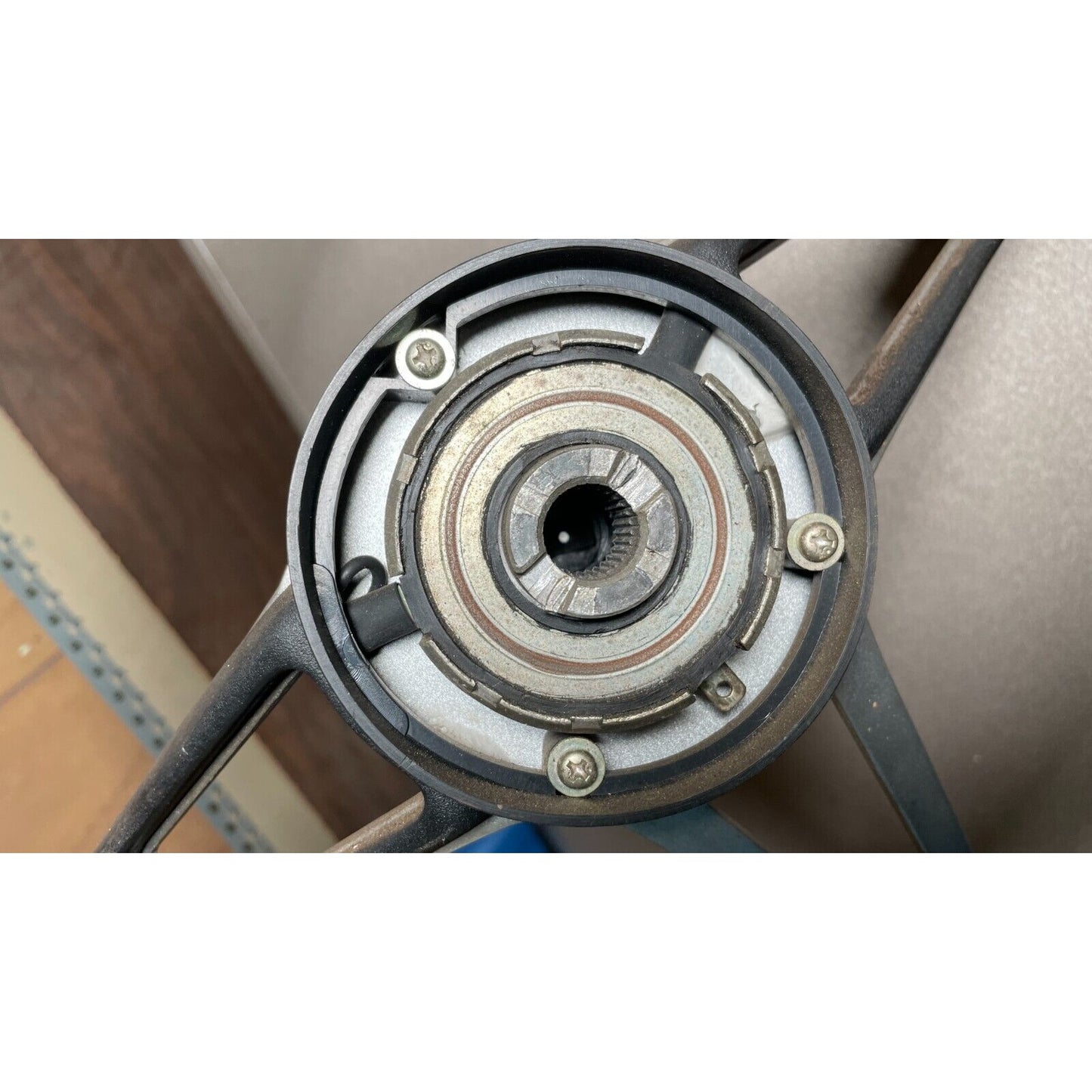 Mahogany Honda Steering Wheel 1975-1979 Civic connection close up