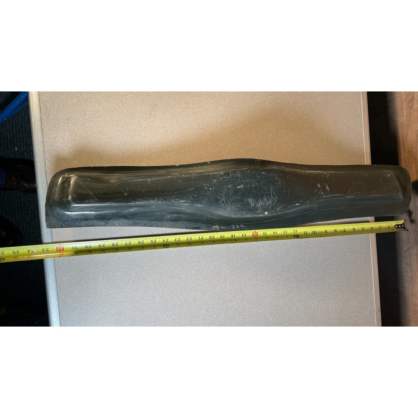 Volkswagen VW MG TD Kit Car Transmission Fiberglass Splash Pan top view showing measurement of approximately 33 inches long
