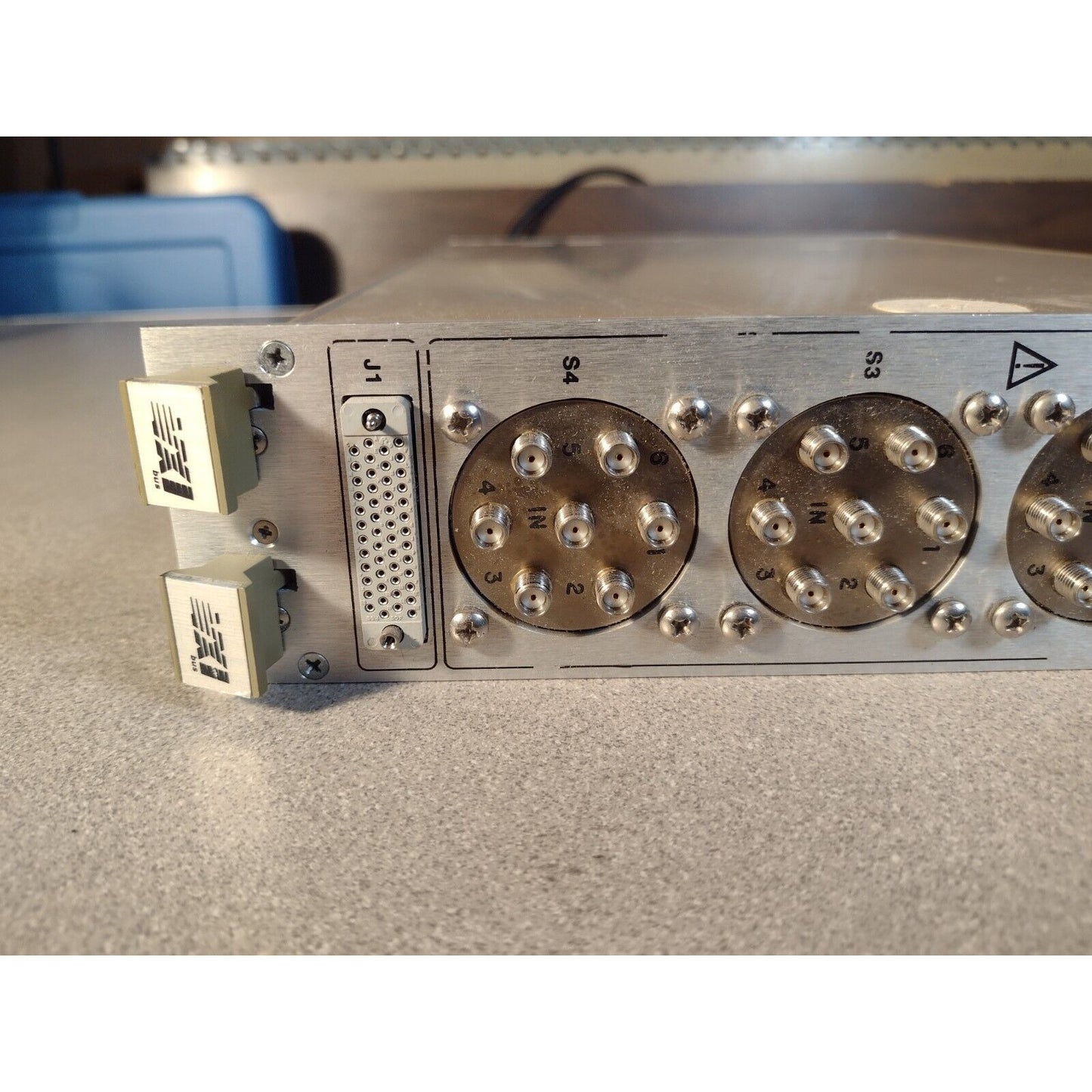 Racal Dana 1260-64 connections closeup