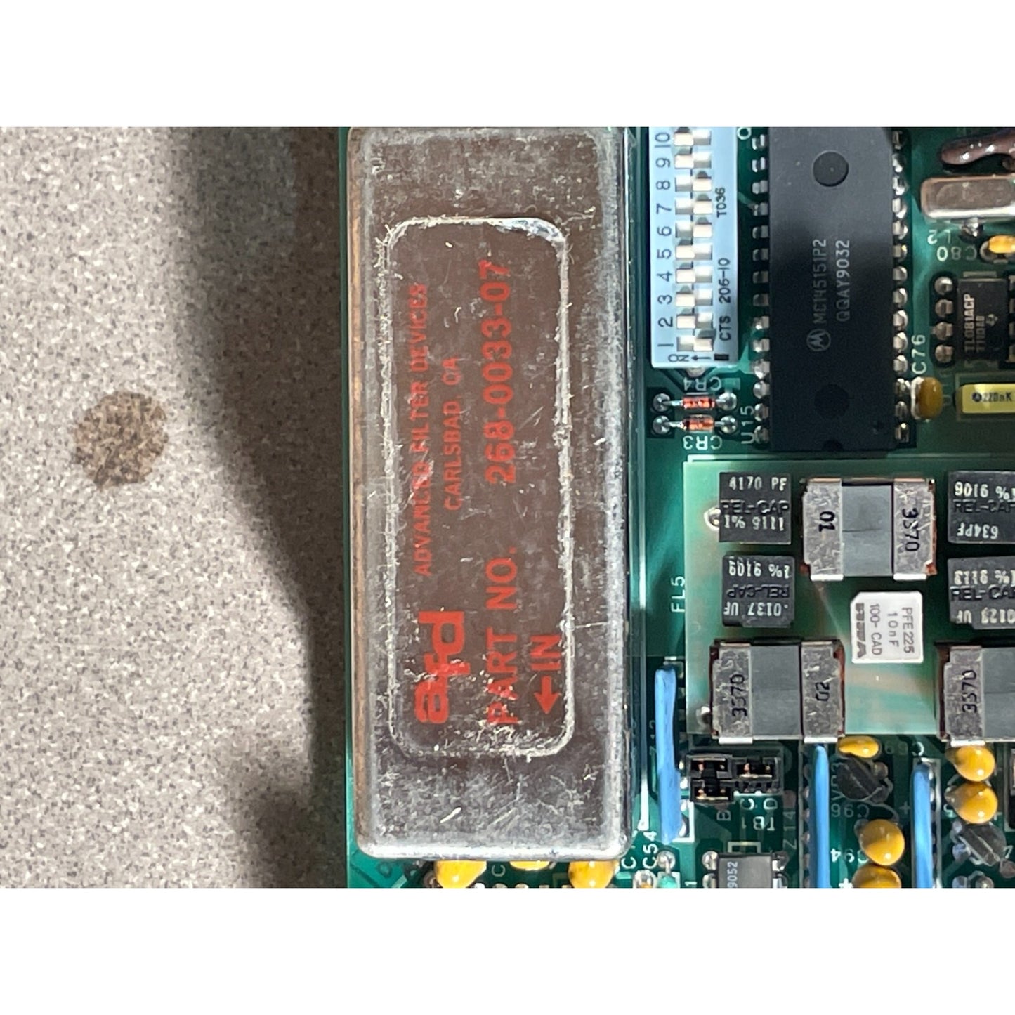 GRANGER ASSOCIATES DTL-7300 CHANNEL MODEM MODEL 4 ASSY 065-2795-II MODEL 4 closeup