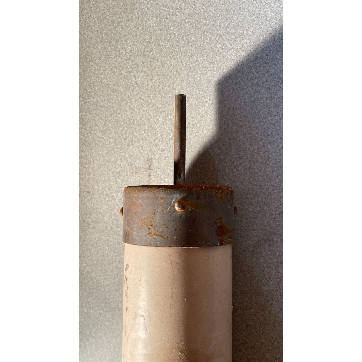 Used 400 Amp Copper Ended Fuse top view of end NOT bent