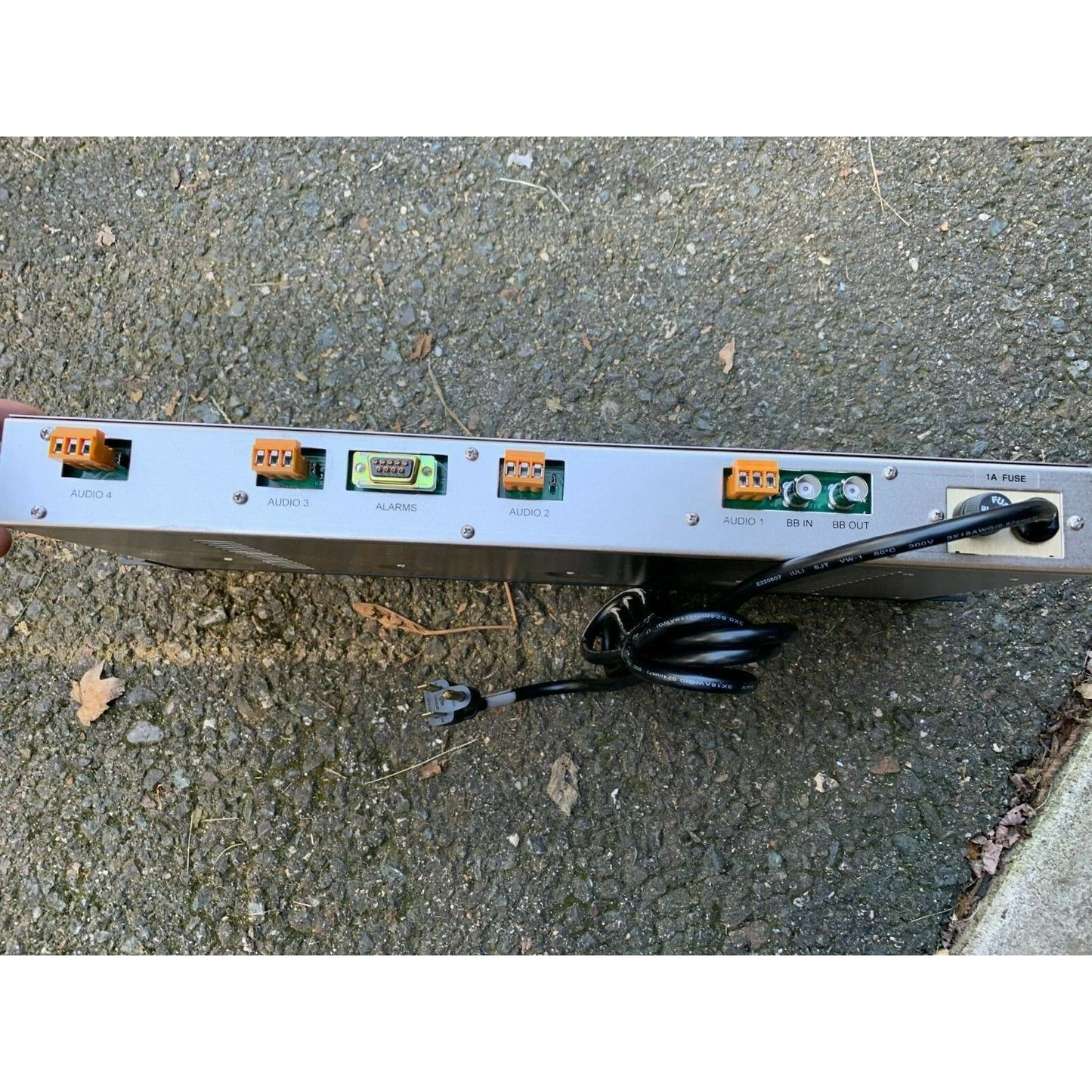 Microwave Radio 845570-11 REV.a PAC-10 Audio Modulator back/connector view