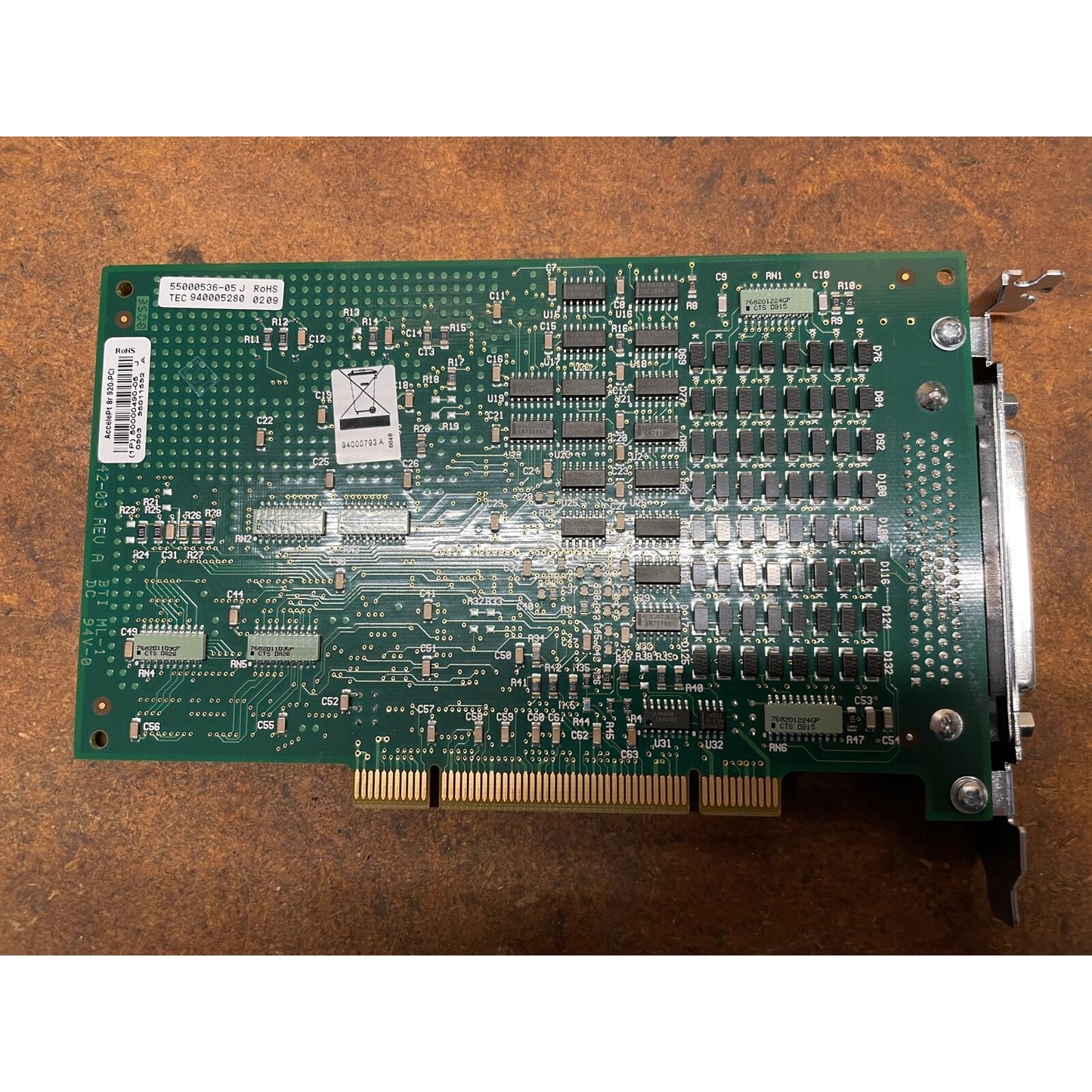 Digi (s) v 921 56970 power board back side of circuit board