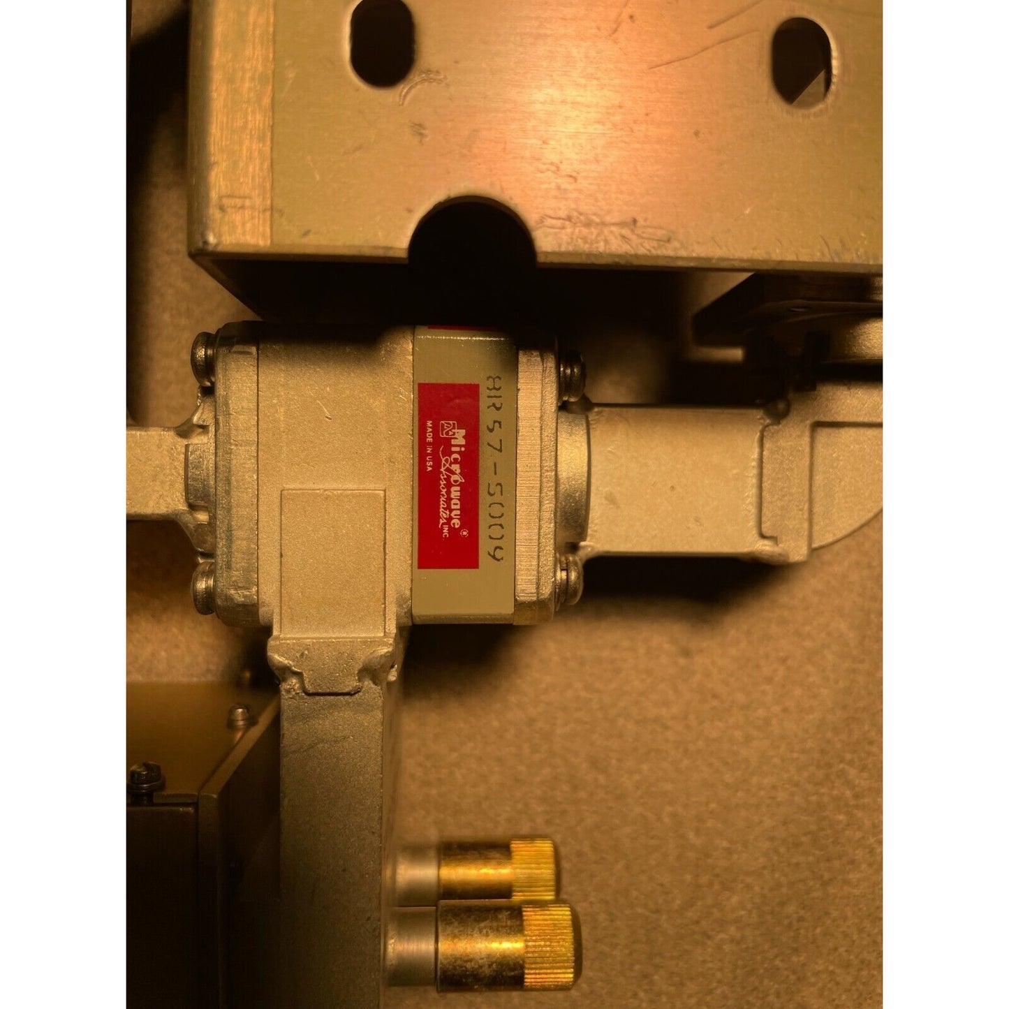 Microwave Associates 13 GC Assy Rev R - Assembly closeup of part number