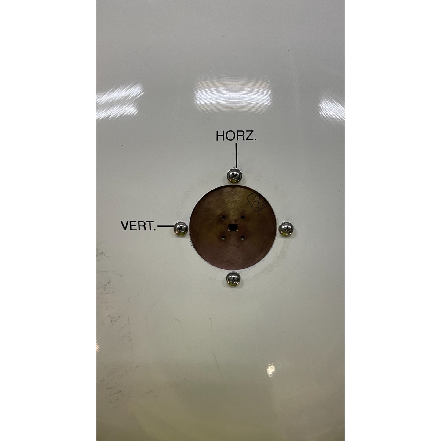 2ft 40GHz Antenna Waveguide Input with Radome close up