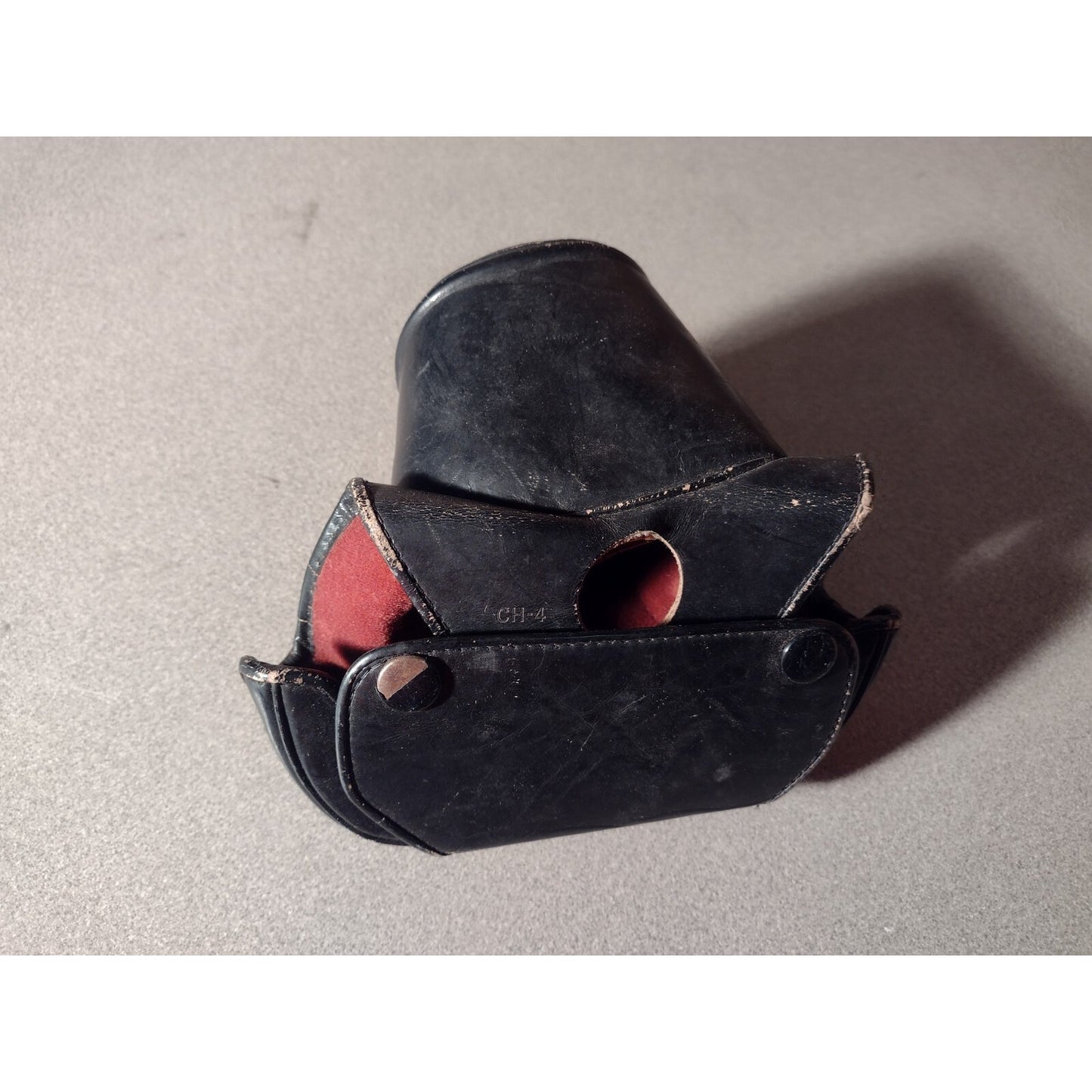 Nikon CH4 Camera Case - Used Condition back view showing red lining