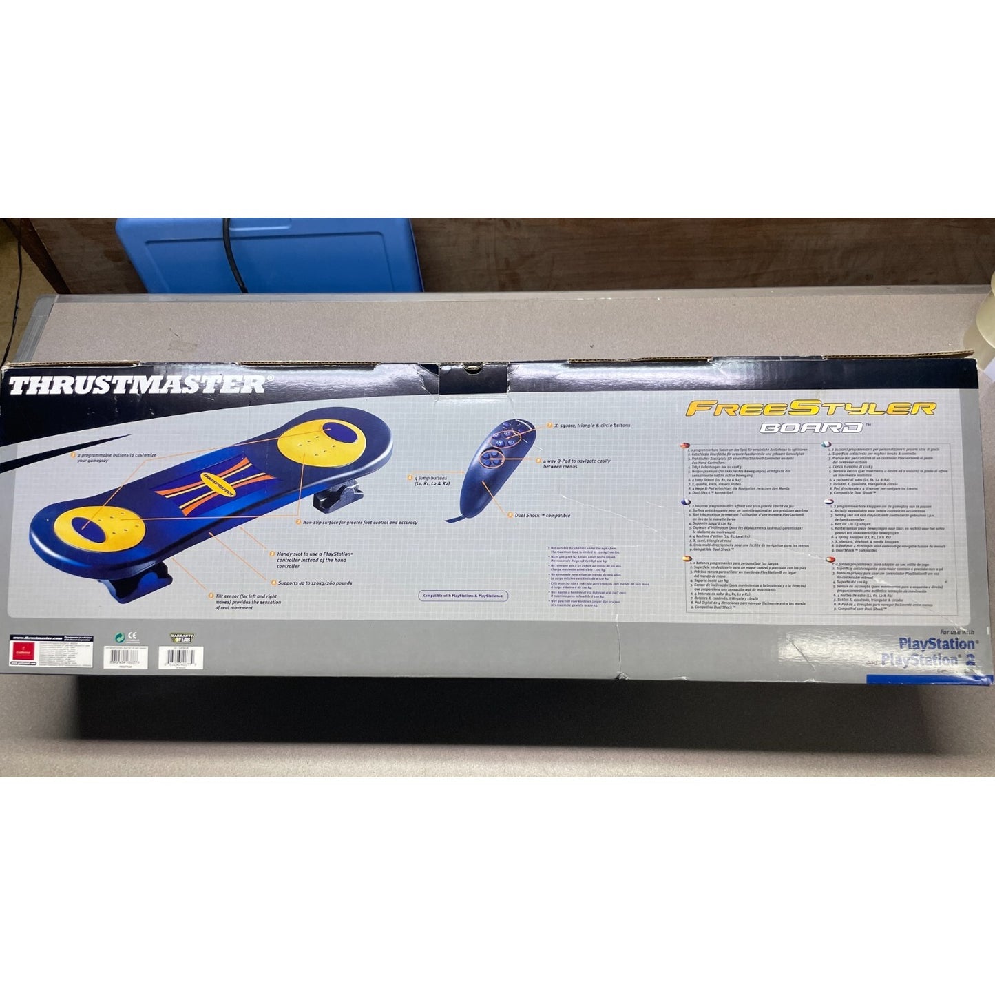 Thrustmaster FreeStyler Board for PlayStation 2
top of box
