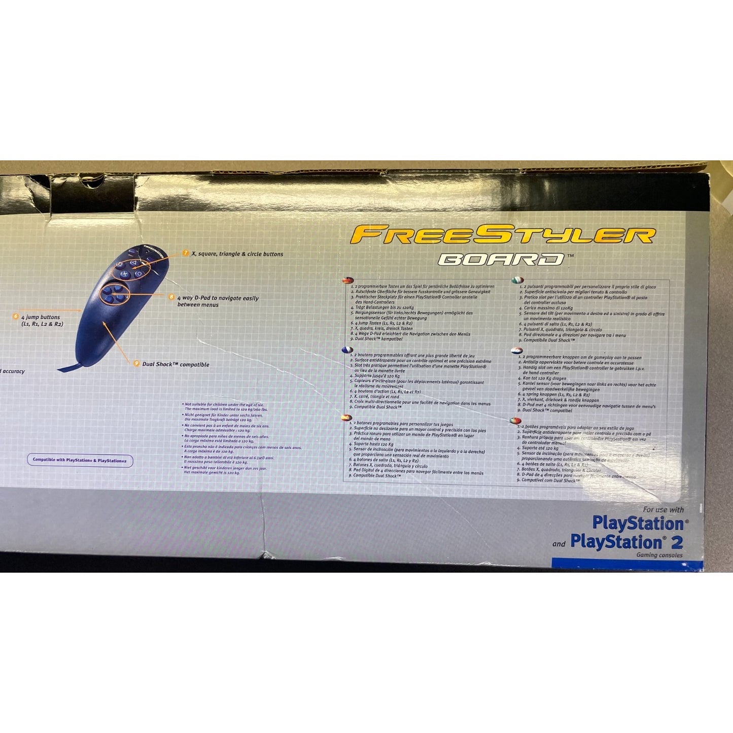Thrustmaster FreeStyler Board for PlayStation 2 product details