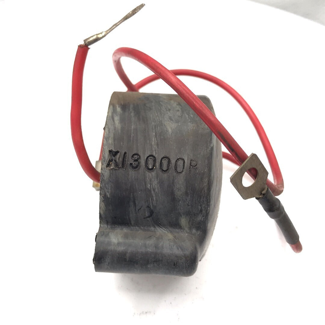 Wico Magneto Coil X130008 side view closeup with part number stamp