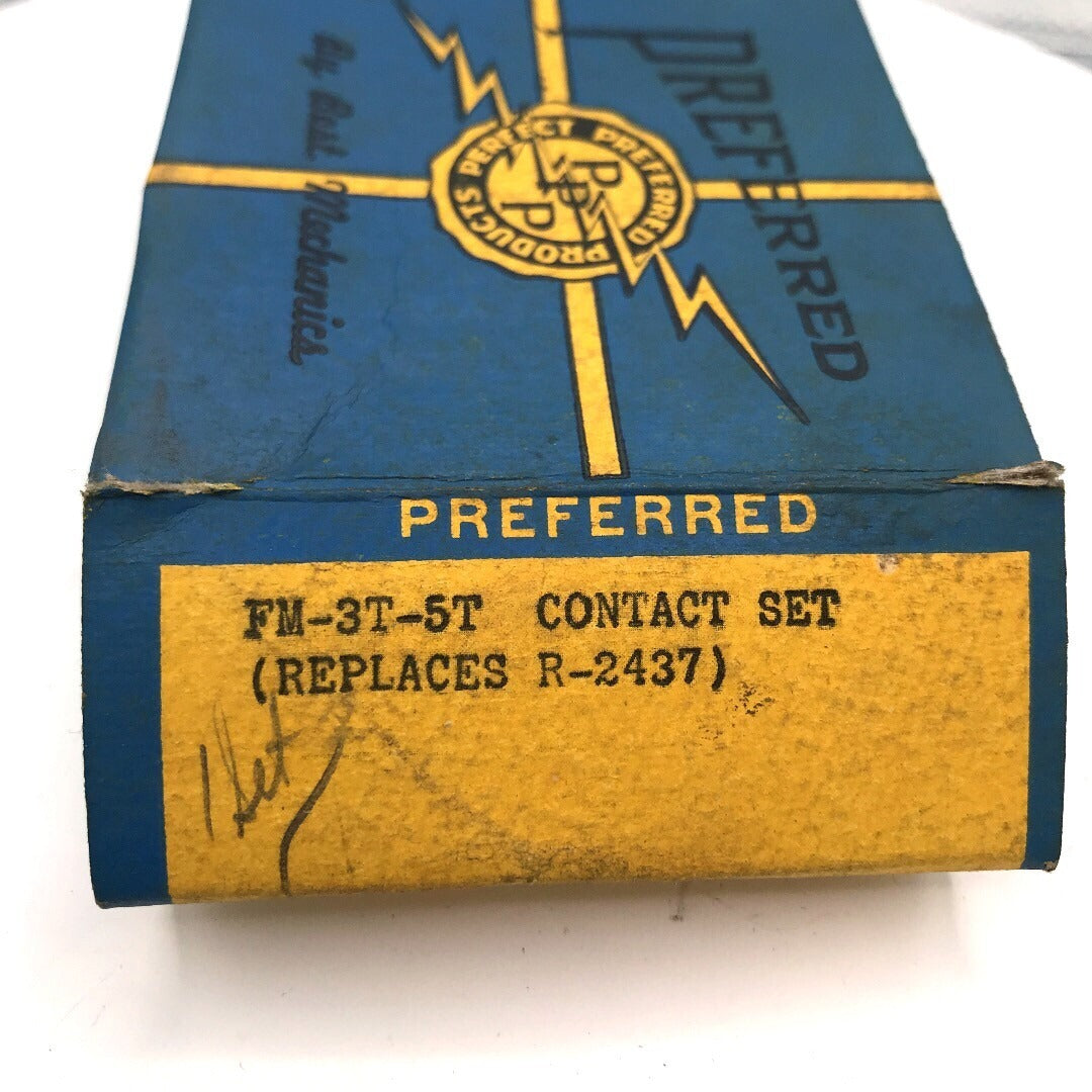 Preferred FM-3T-5T Contact Set (Replaces R-2437) box product ID closeup