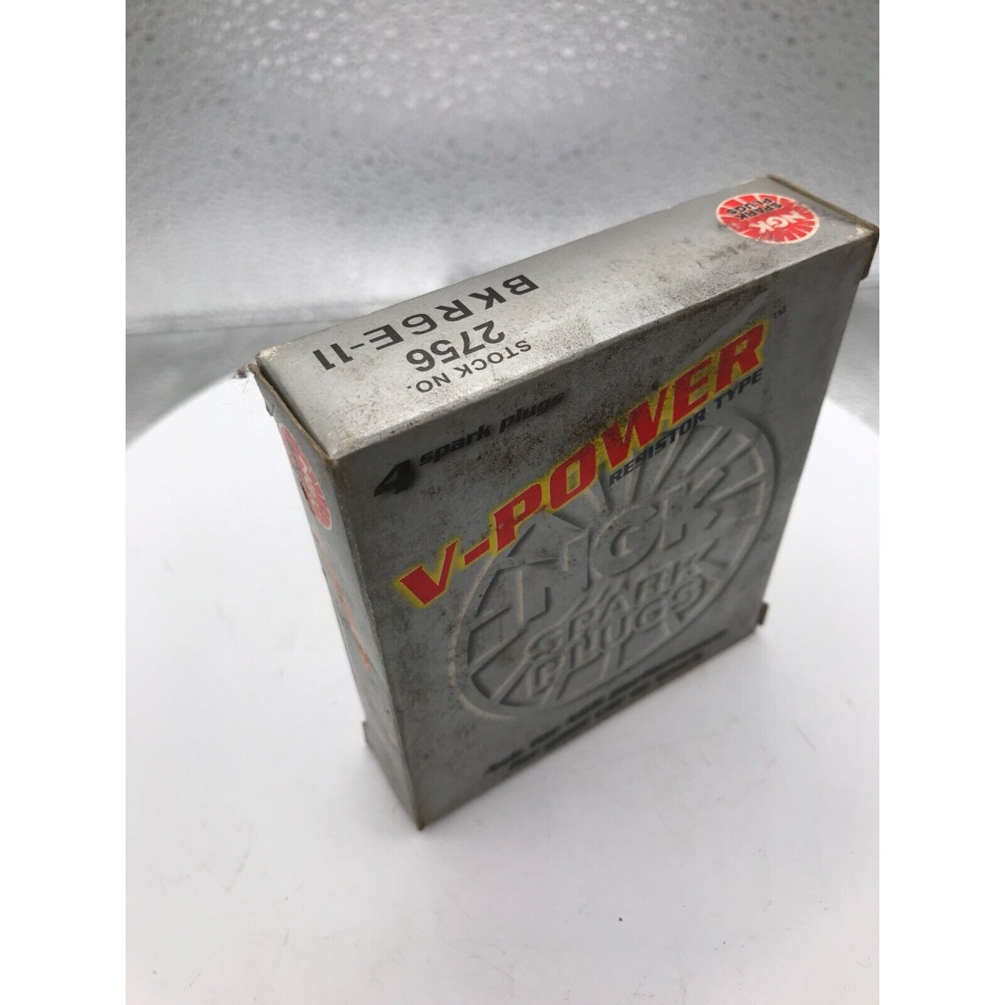 NGK Spark Plugs V-power Resistor Type BKR6E-11 Stock No. 2756 top of box, unopened