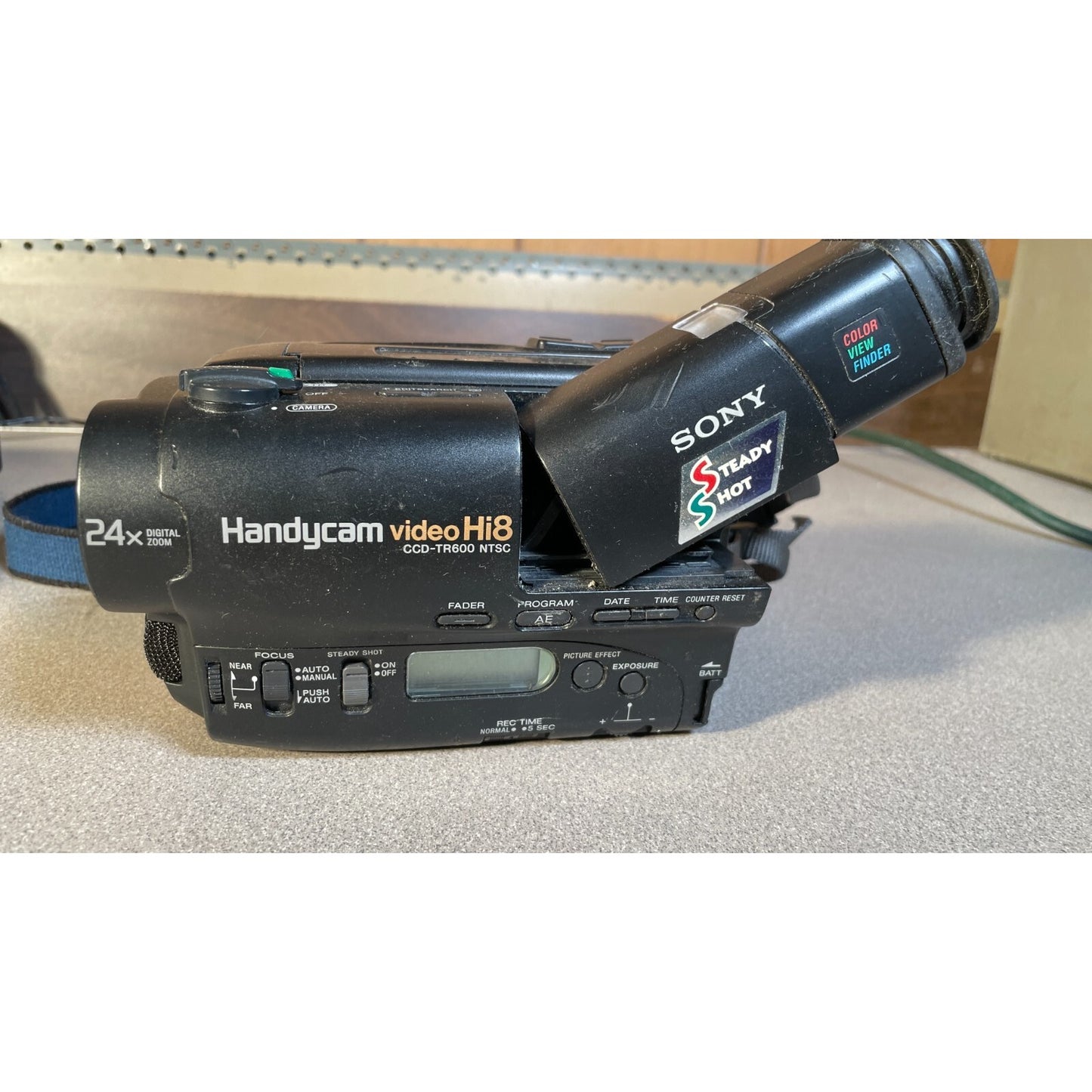 Sony Video Camera Recorder Model CCD-TR600 side view