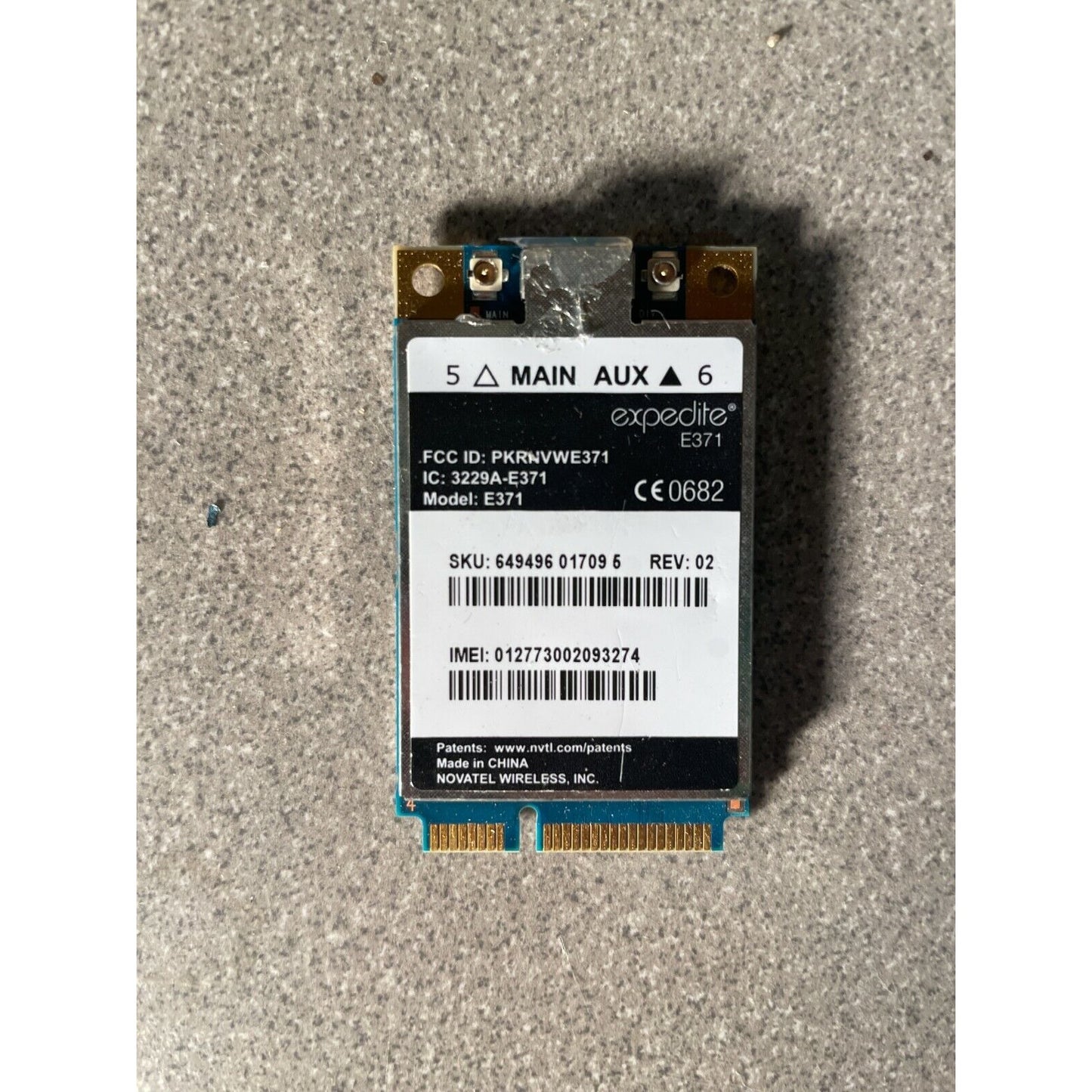 DELL / Novatel Expedite E371 PCI Express Mini Card