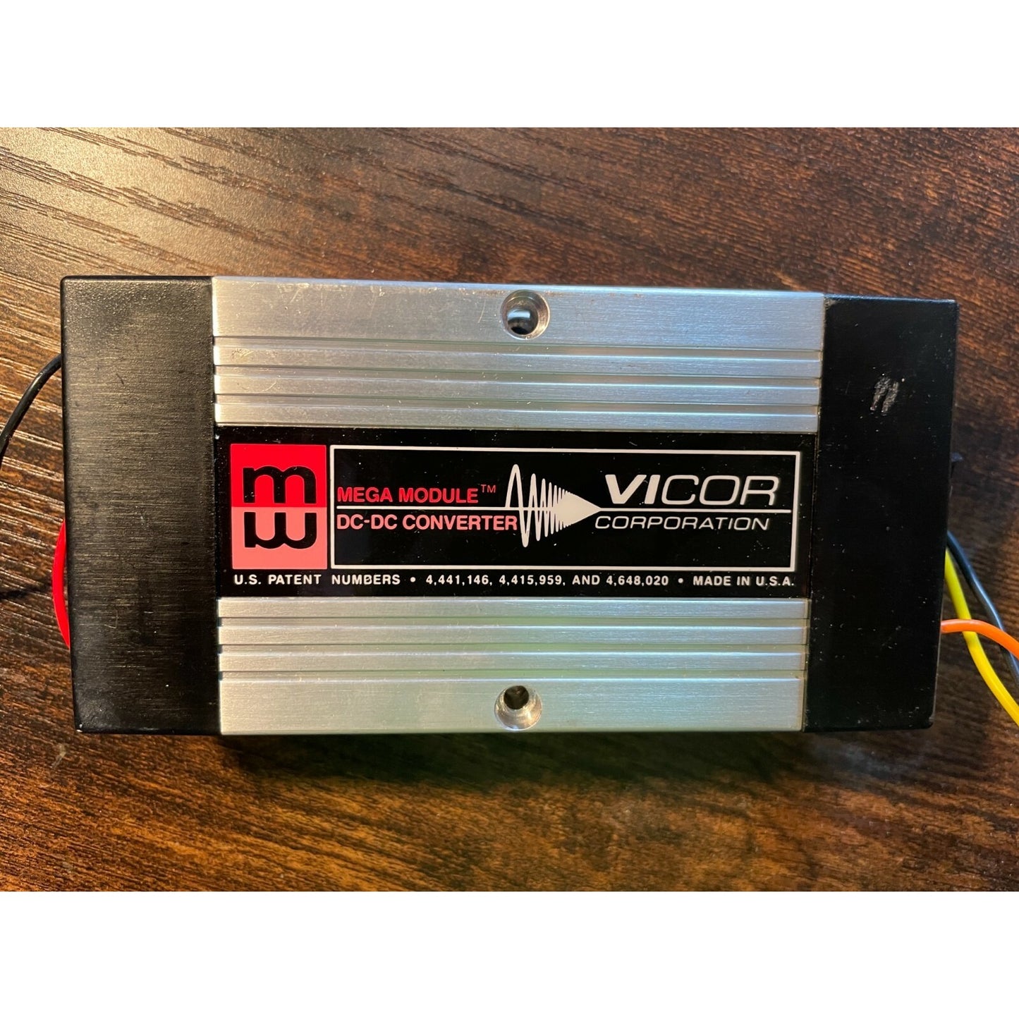 Vicor VI-L23-CY DC:DC Converter, 36.0V in, -22V Out bottom view with manufacturer information