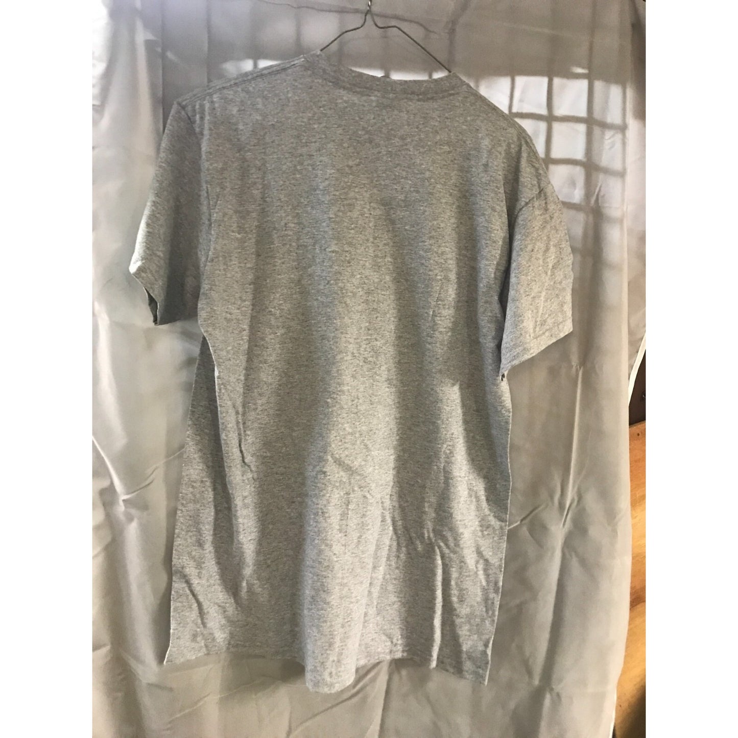 Delta Pro Weight Bill Belichick T-Shirt, 90% Cotton, 10% Poly. Men's M back of shirt on hanger