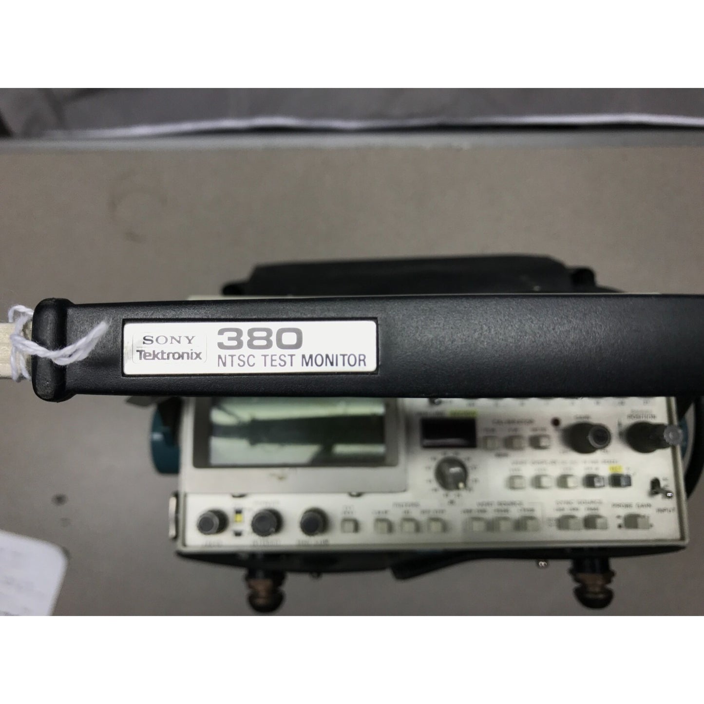 Tektronix 380 NTSC Test Monitor w/ Adapter handle with model number