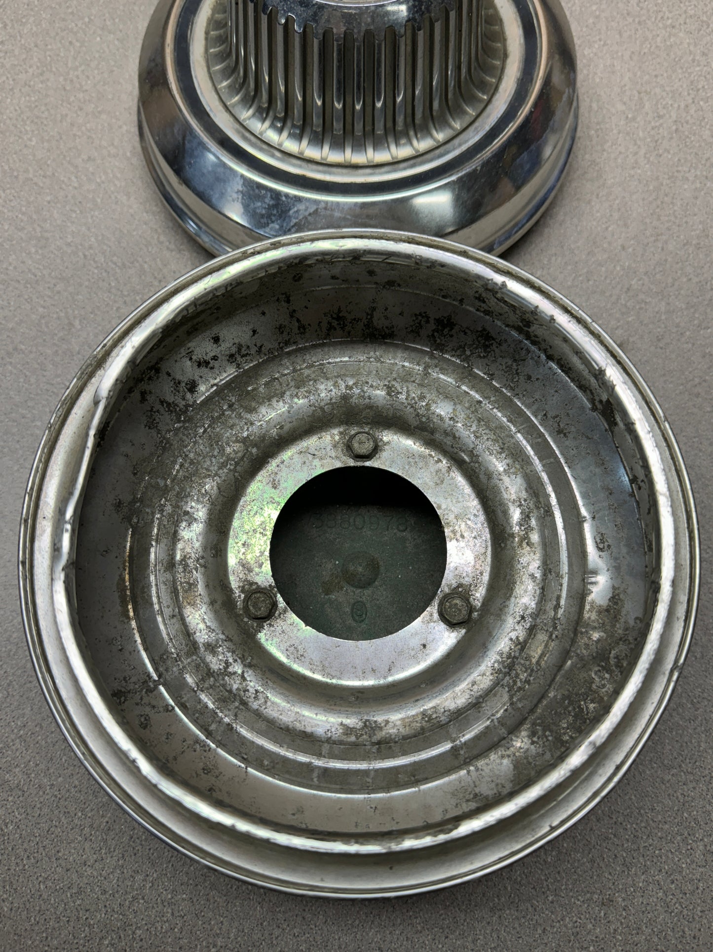 1978 Chrysler 300 Chrome Center Caps - Lot of 2
