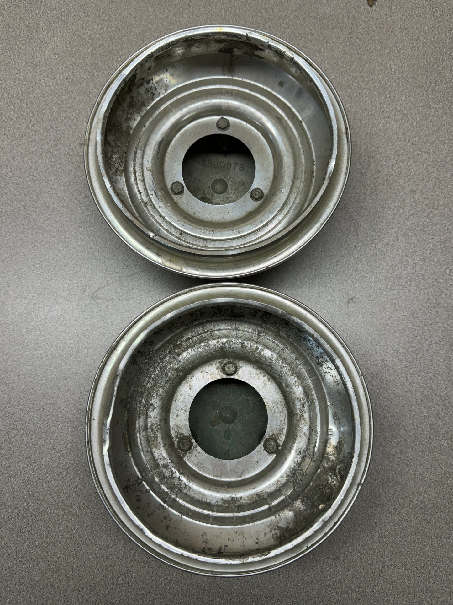 1978 Chrysler 300 Chrome Center Caps - Lot of 2