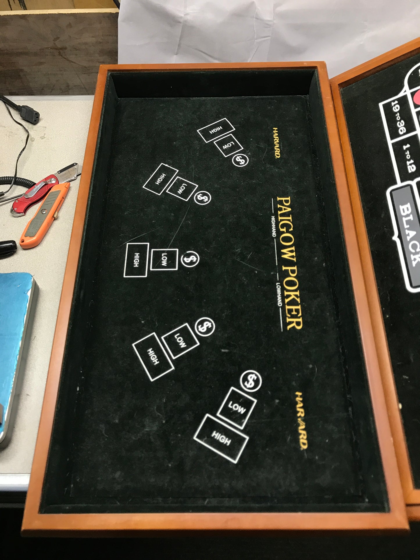 Harvard Muiti-Game Table Model: M01483 25695 paigow poker