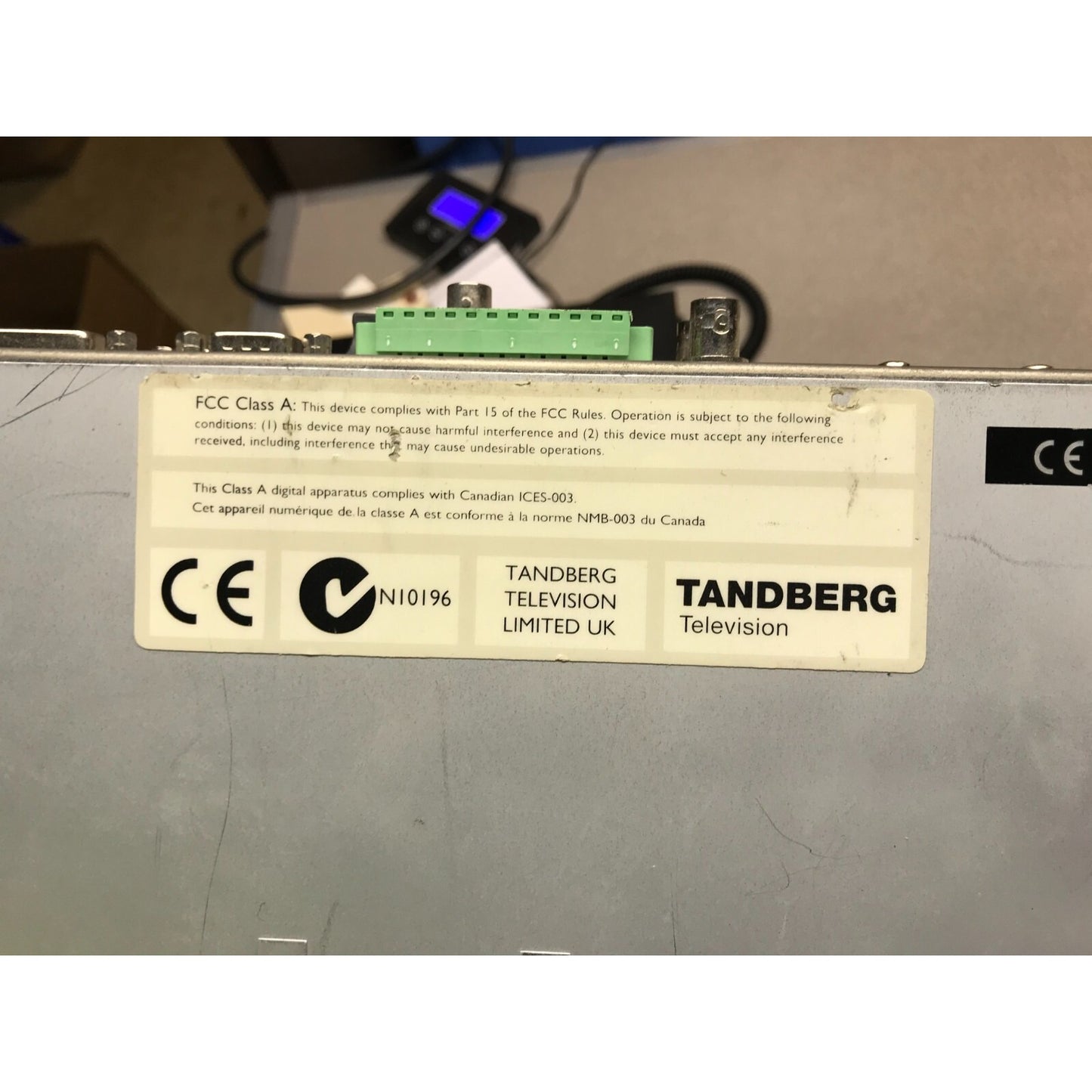 Tandberg Alteia Satellite Receiver product label