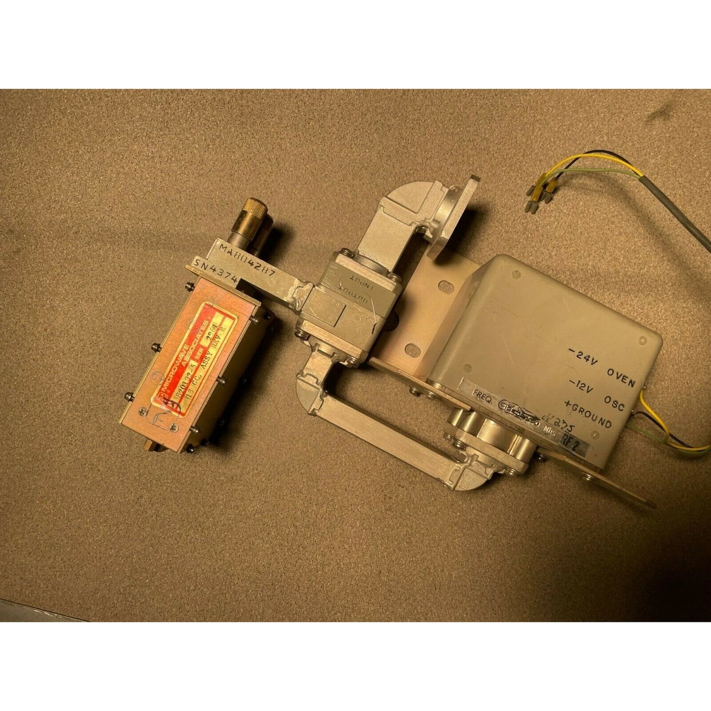 Microwave Associates 13 GC Assy Rev R - Assembly top/side view