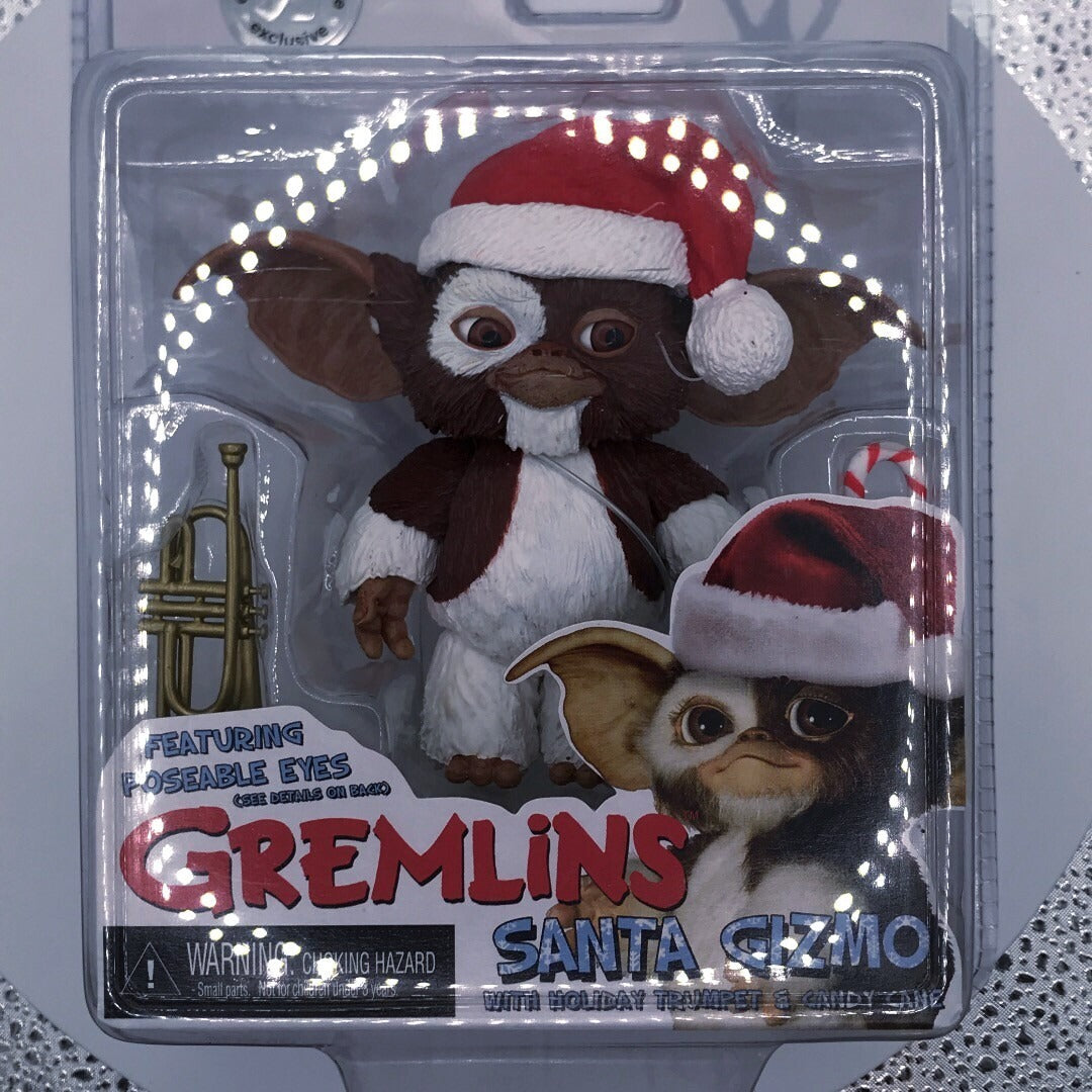Santa Gizmo Gremlins Figure ToysRUs Exclusive front of package displaying Gremlin