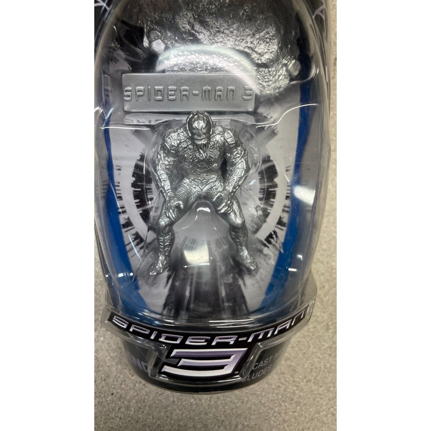 Titanium Series Die Cast Spiderman with Stand close up
