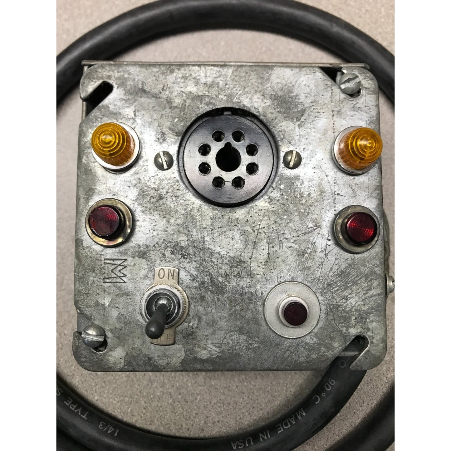 Small Electronic Tube Tester close up
