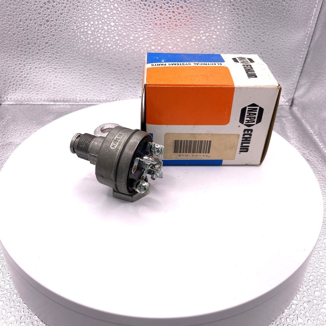 Napa Echlin Key Starter KSI32 side view of starter with box
