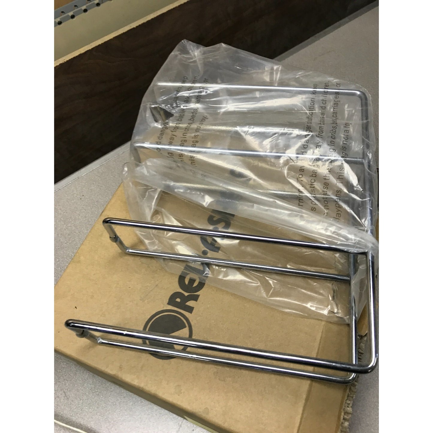 Rev-A-Shelf U-Shape Tray Divider - Chrome Amer Woodmark shelf in plastic