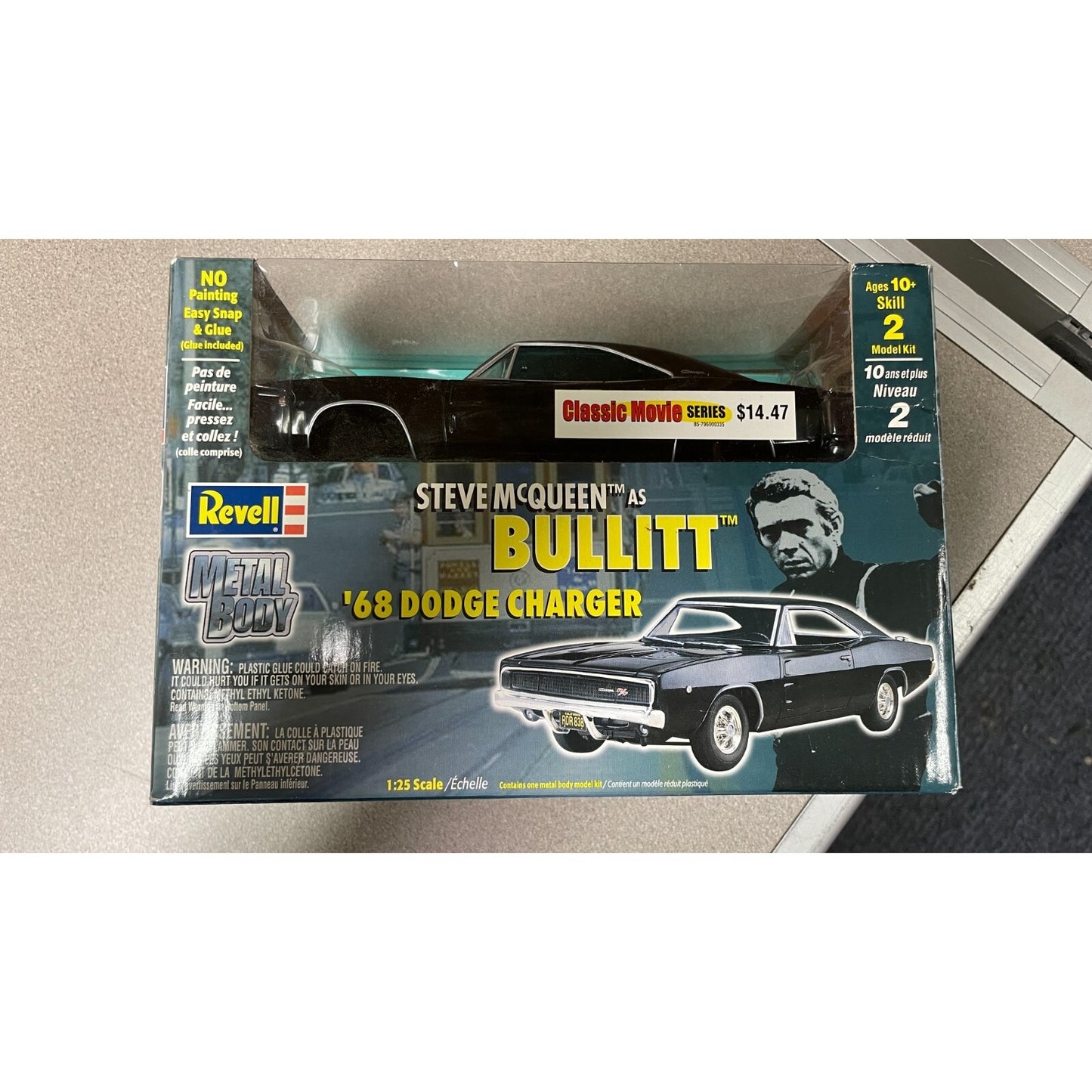 Revell Metal Body '68 Dodge Charger Model Kit