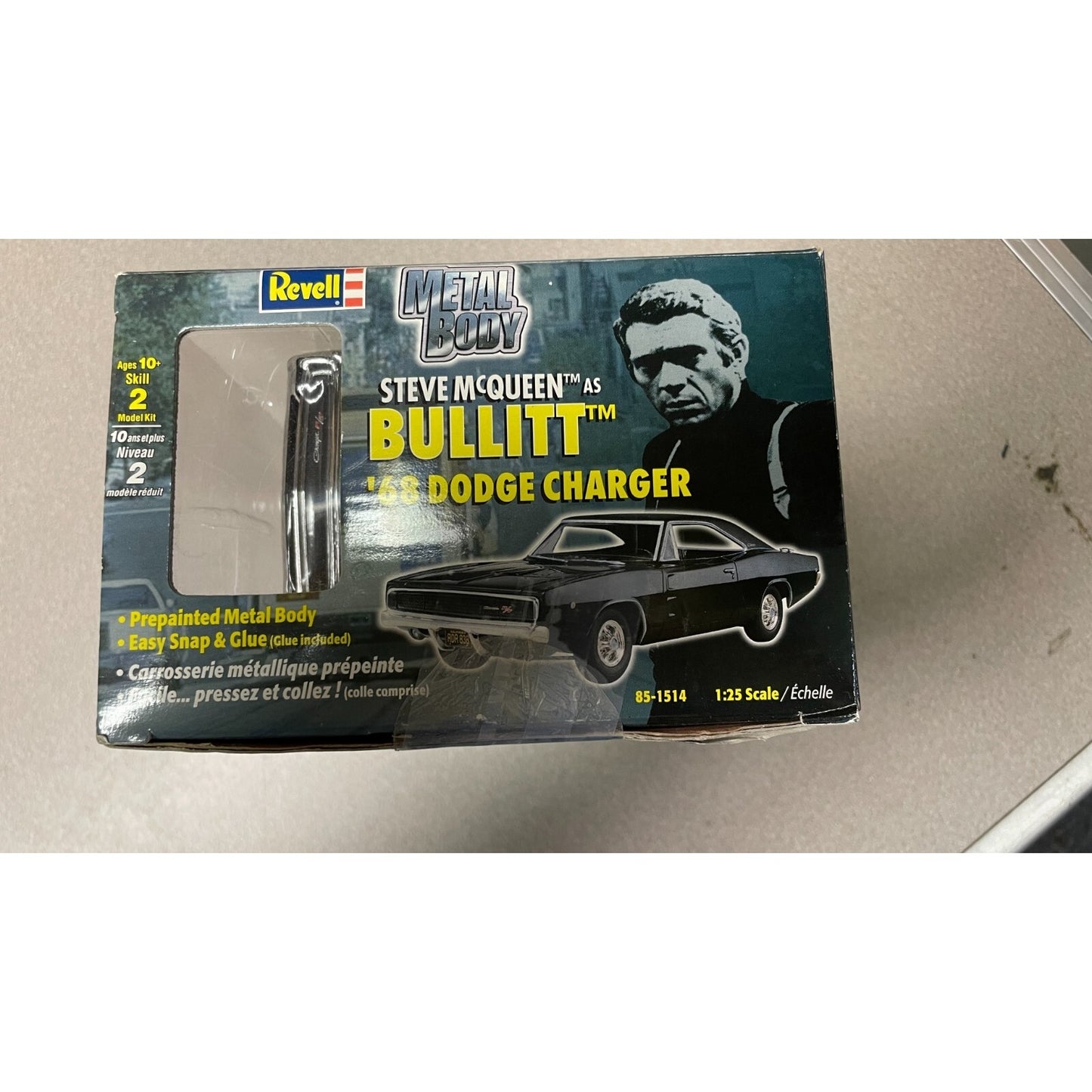 Revell Metal Body '68 Dodge Charger Model Kit