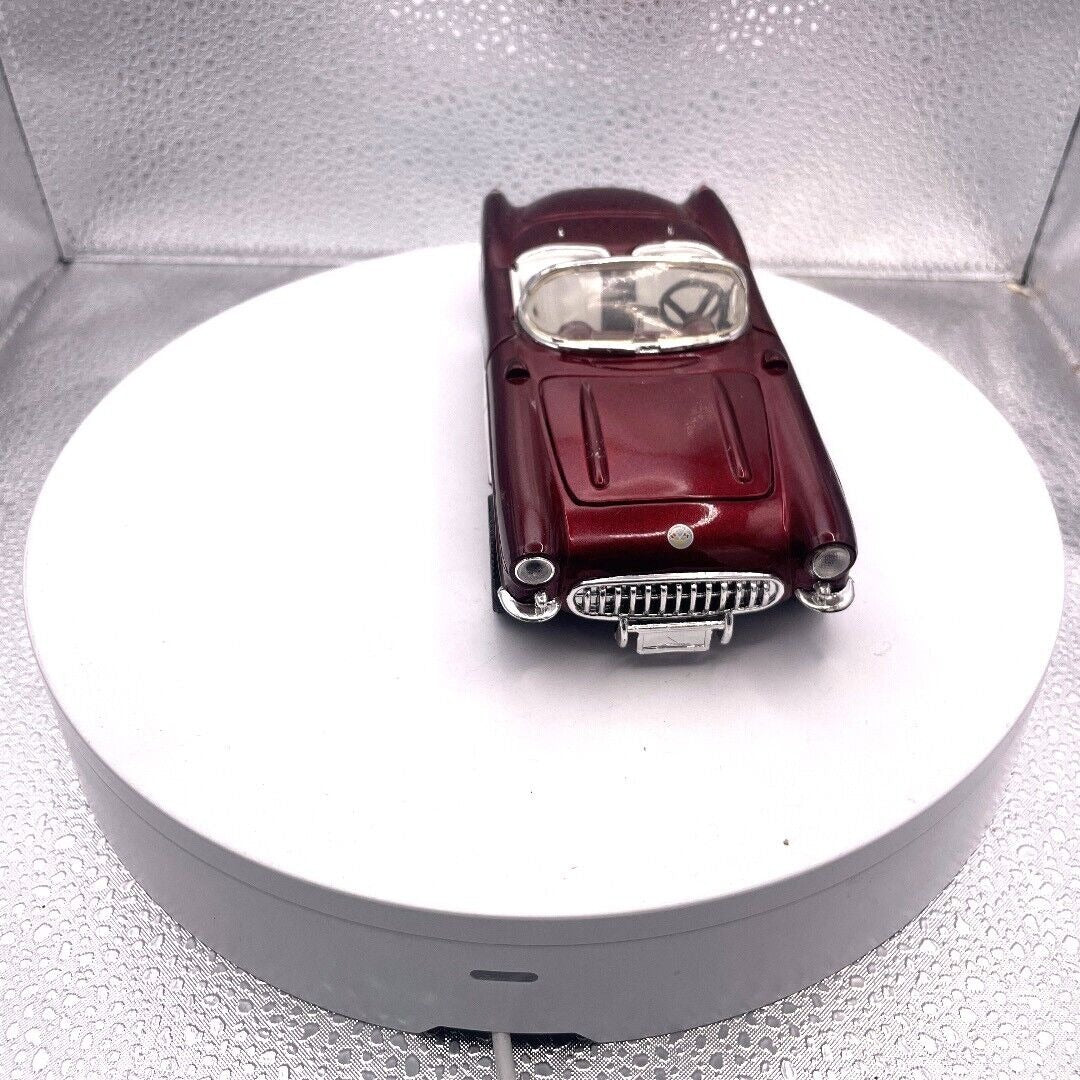 Sunnyside 1957 Corvette Red and White SS 7708 Die Cast front view