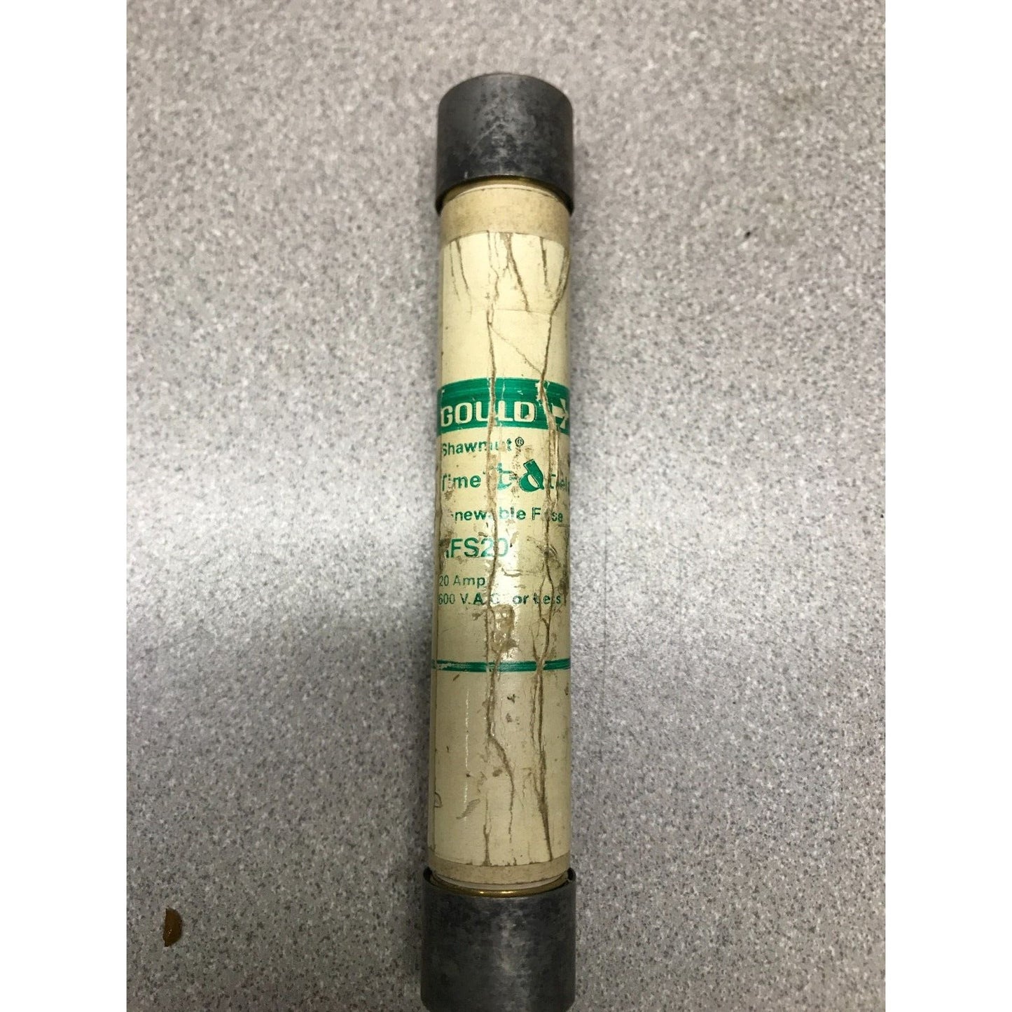 Gould Shawmut Time Delay RFS20 20A 600 VAC Renewable Fuse