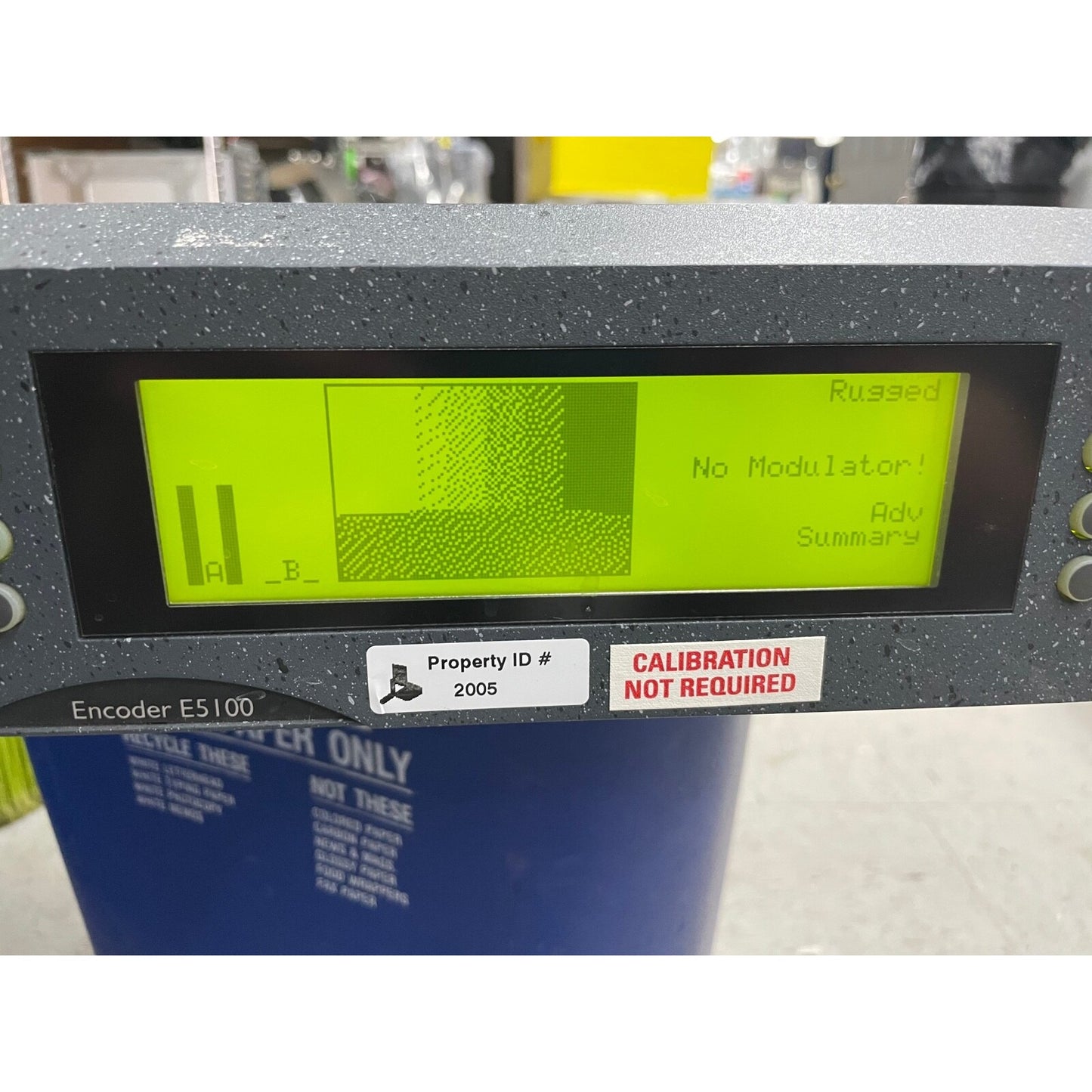 Tandberg Encoder E5100 front panel display