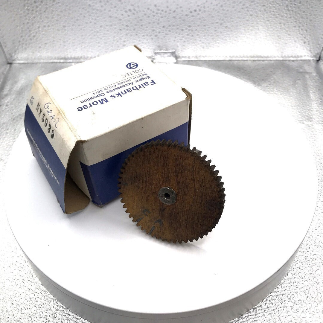 Fairbanks Morse Engine Gear NX5939 front view of gear with box