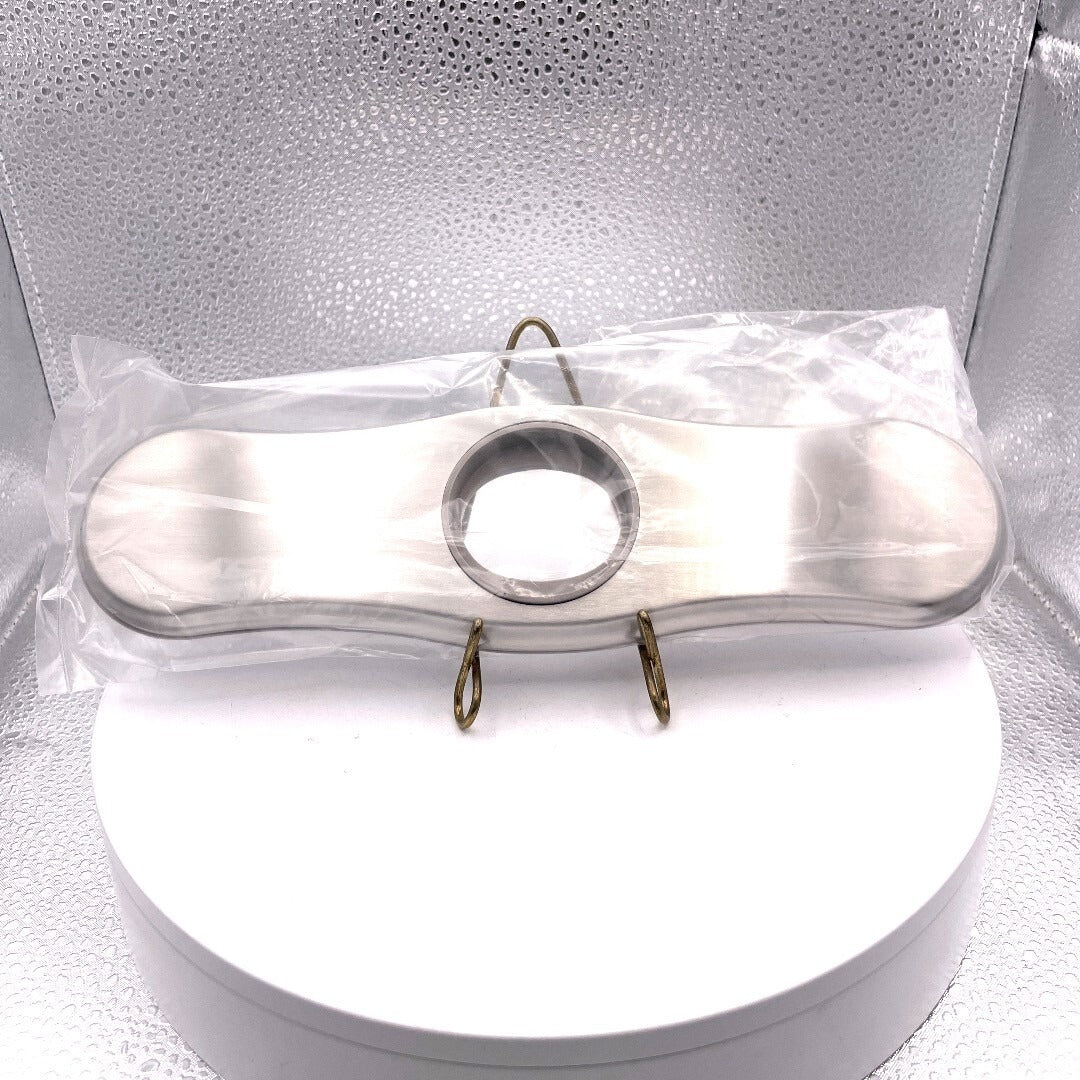 Unbranded Stainless Steel Escutcheon Hole Faucet Plate for Sink