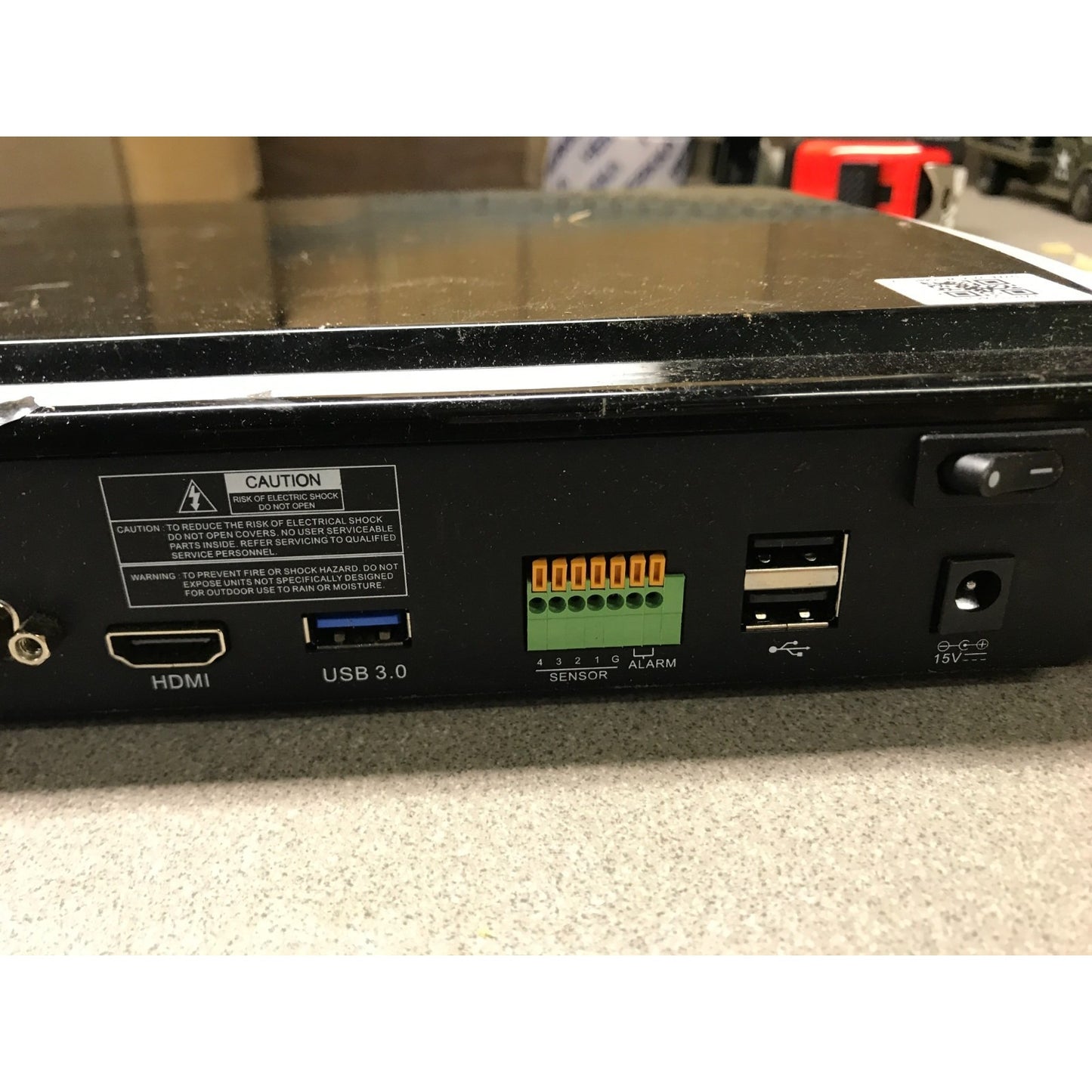 Night Owl Full 1080p Network Video Recorder Model NVR10-441
closeup of connection ports