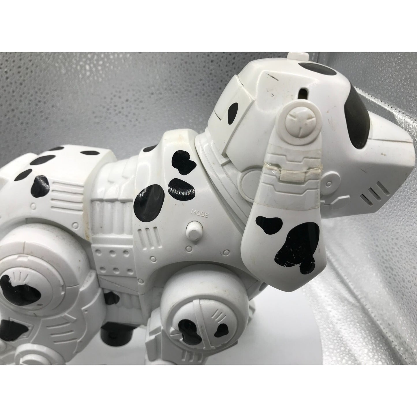 Tekno the Robotic Pup Used White Dalmatian side view