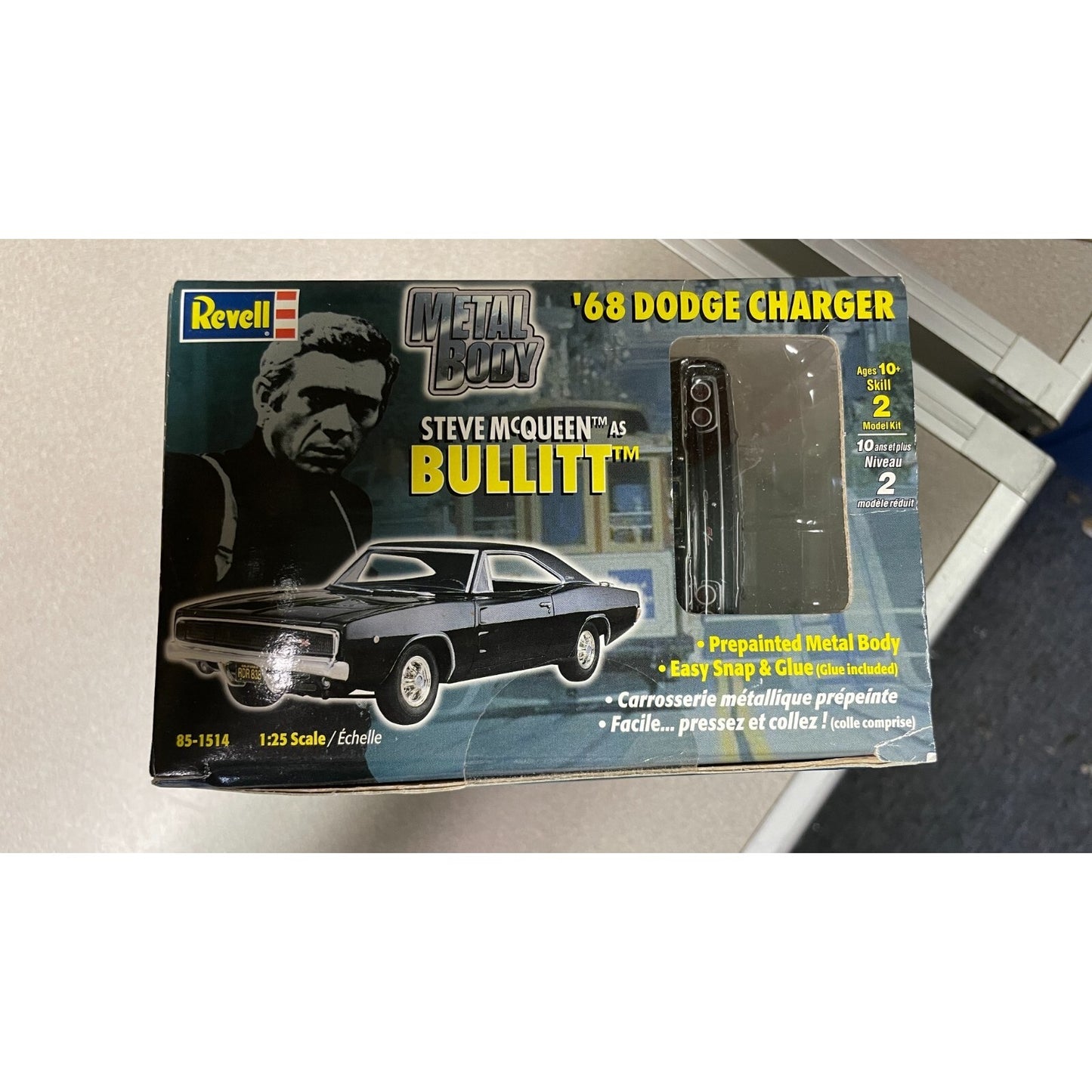 Revell Metal Body '68 Dodge Charger Model Kit