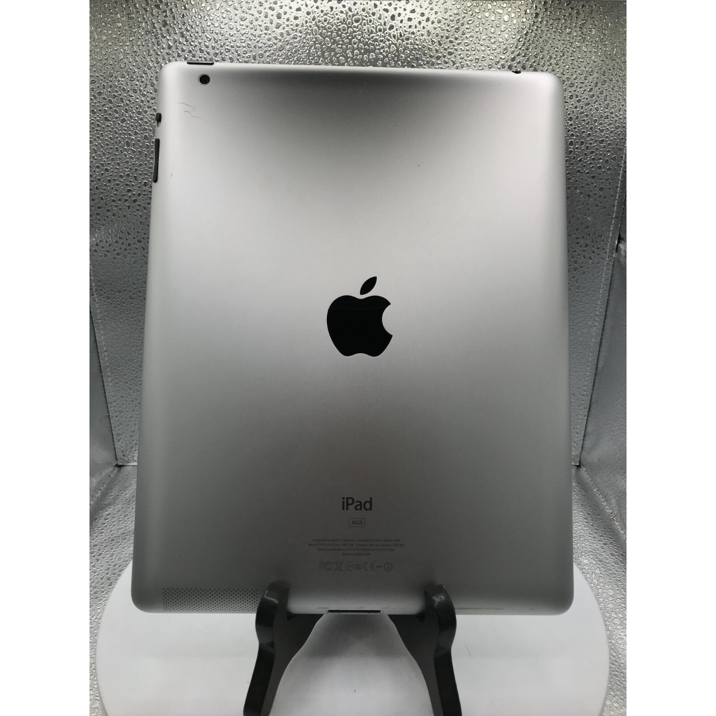 Used iPad 2 Model A1395 16GB with charging cable back view