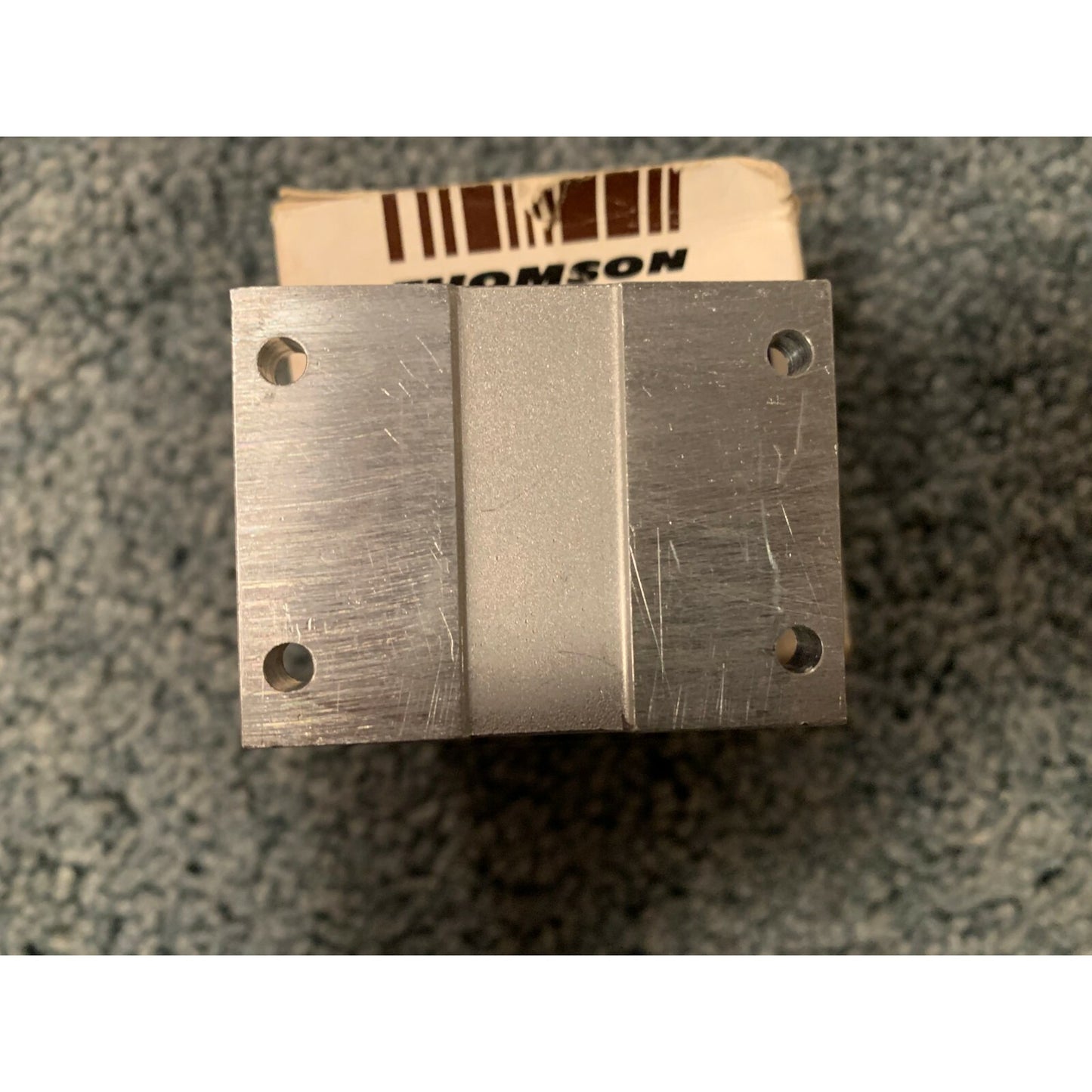 Thomson Industries SPB-8-OPN Super Ball Bushing Pillow Block bottom view of block