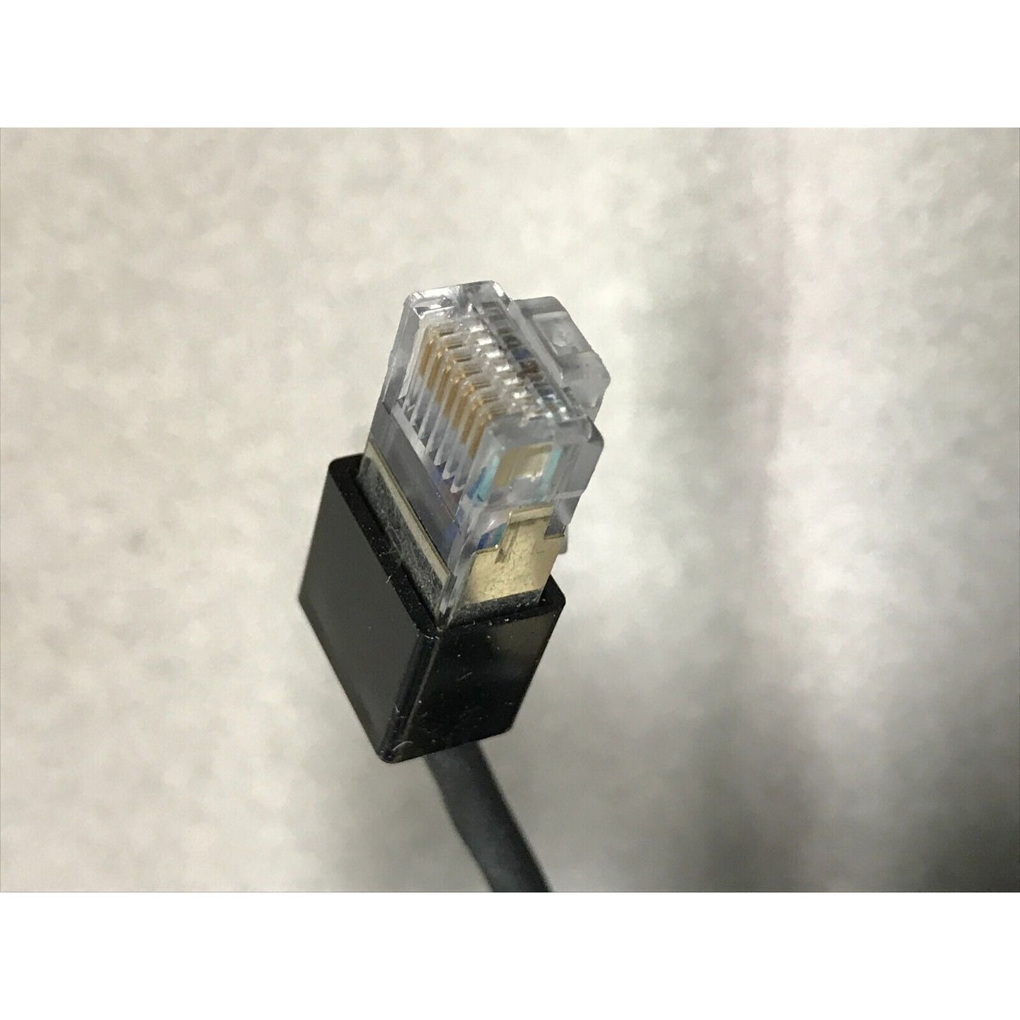 3ft cable RJ45 Ethernet to RJ12 DEC Modular Connector - connector close up