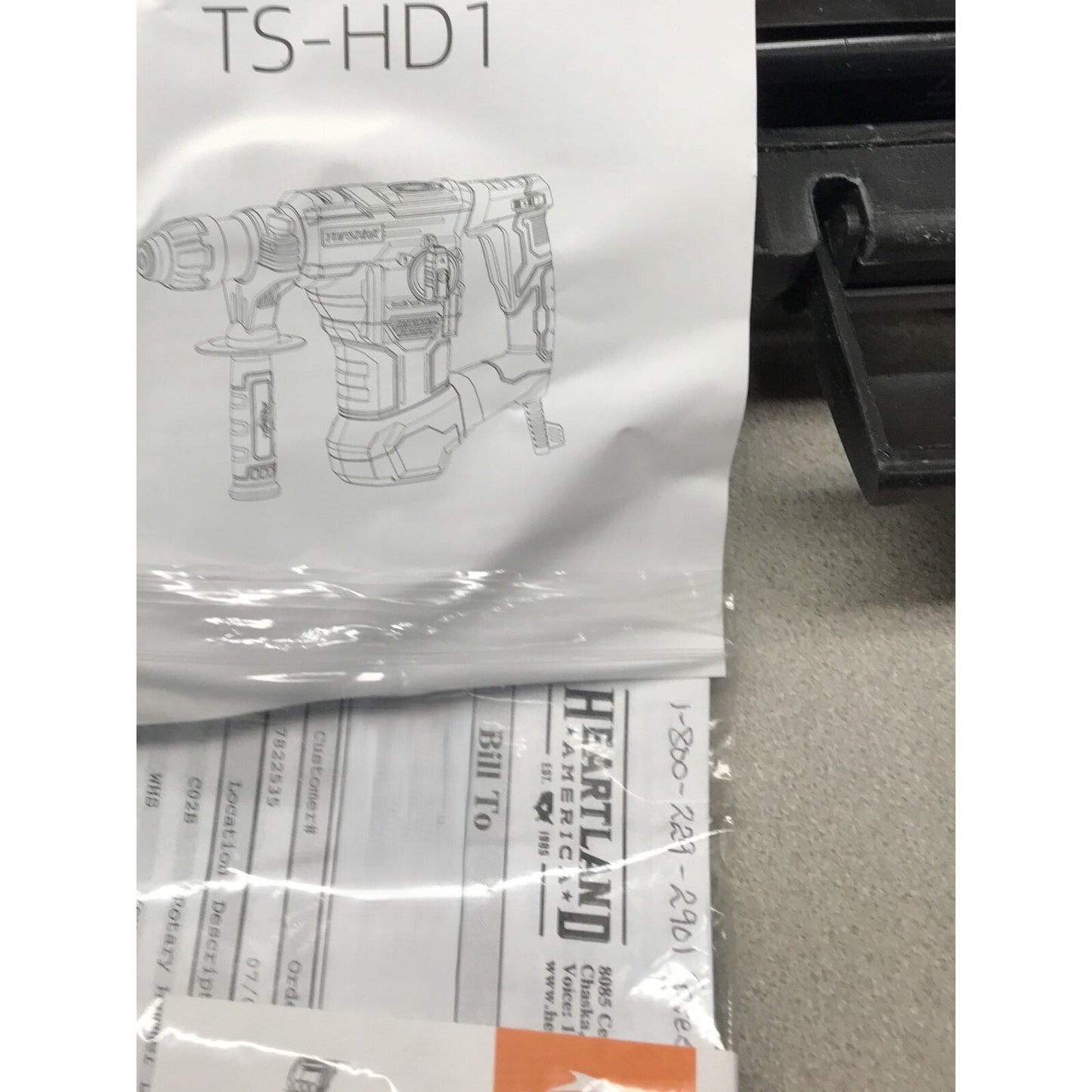 TOPSHAK TS-HD1 CORDED HAMMER DRILL instruction manual