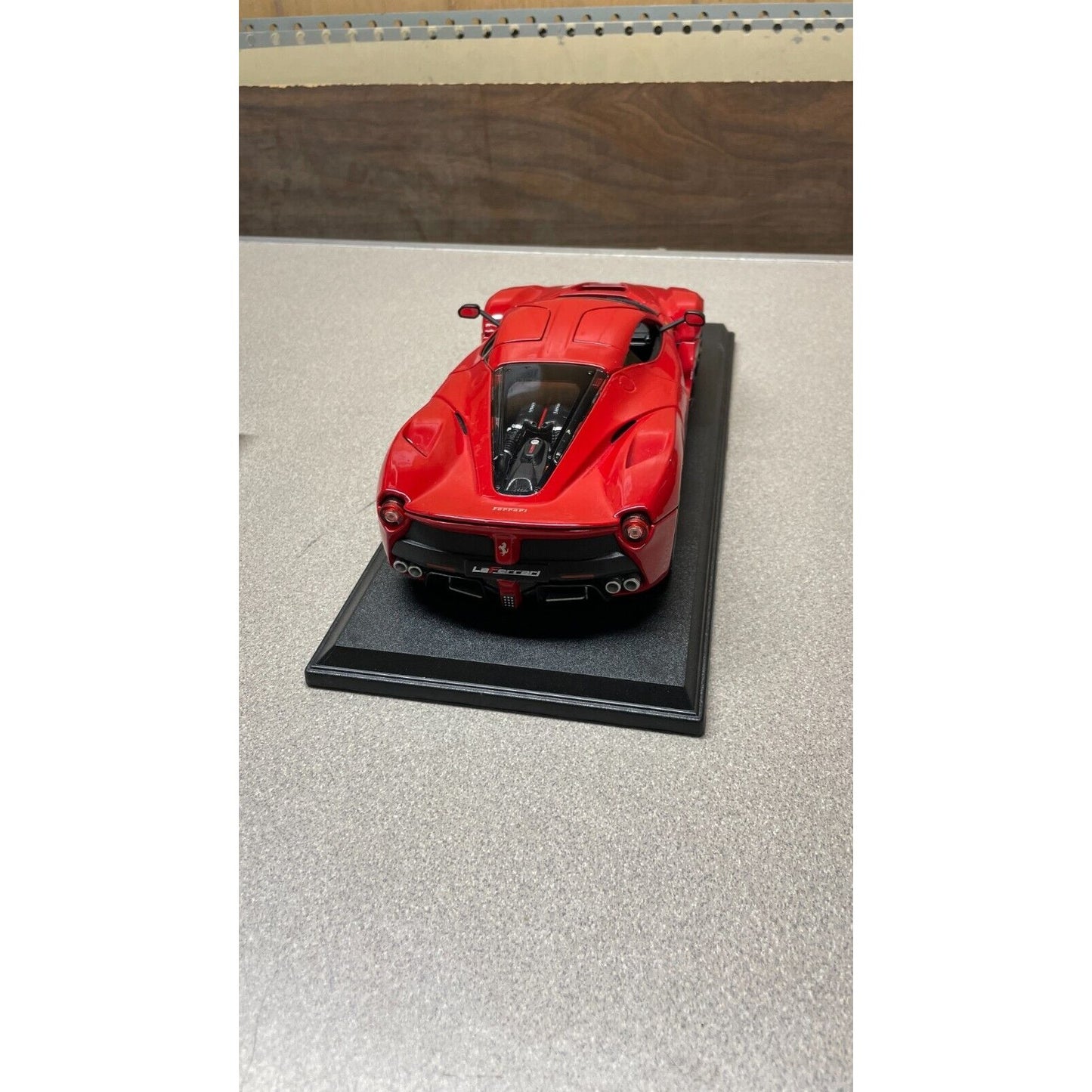 Maisto LaFerrari Red Die Cast, Scale: 1/18 rear view