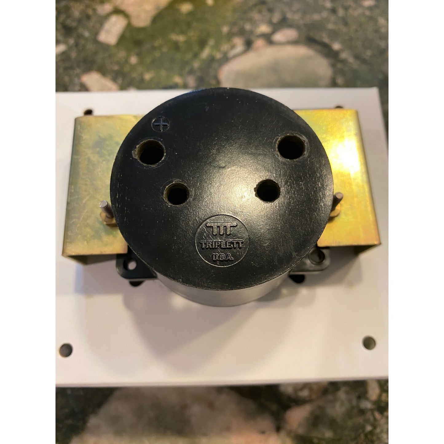 TRIPLETT CORPORATION 320-GLB 0-10 DCV D.C. VOLT METER
top view