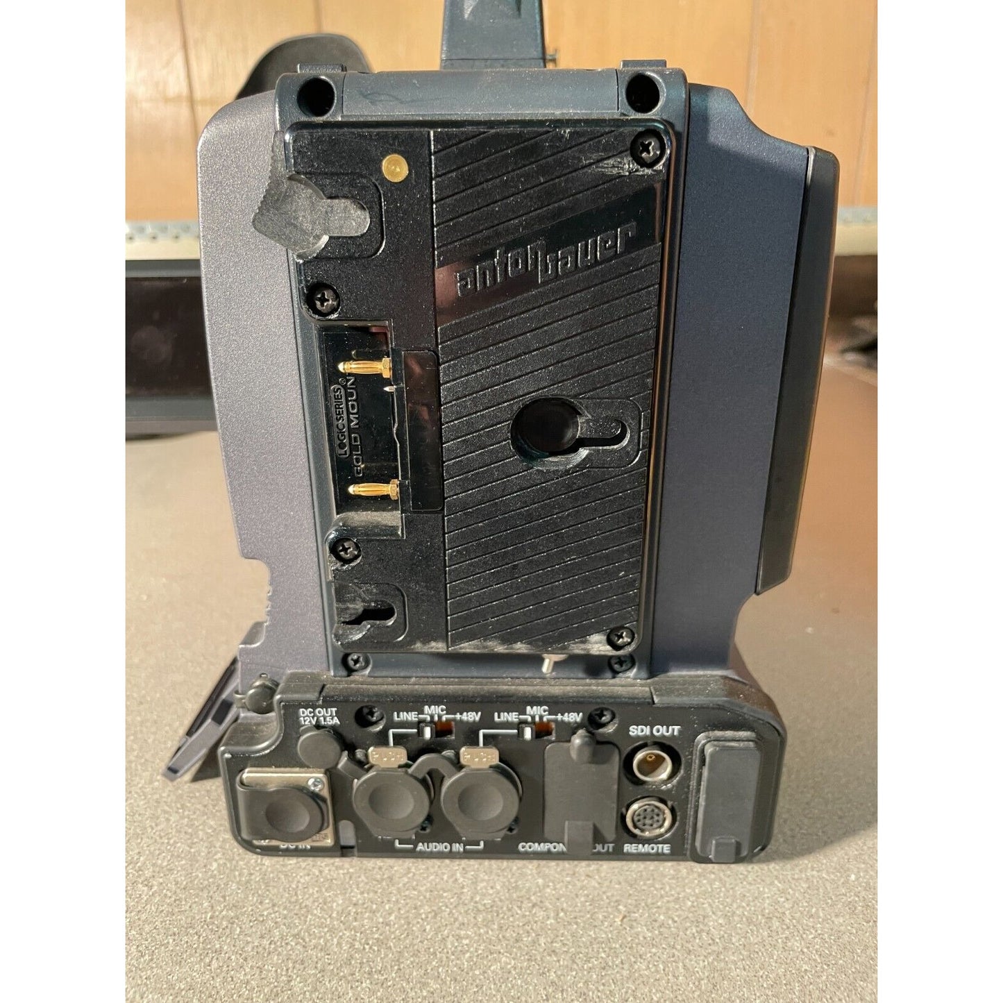 Panasonic AJ-HPX500P*HD* P2 Camcorder Body Only input/output connectors