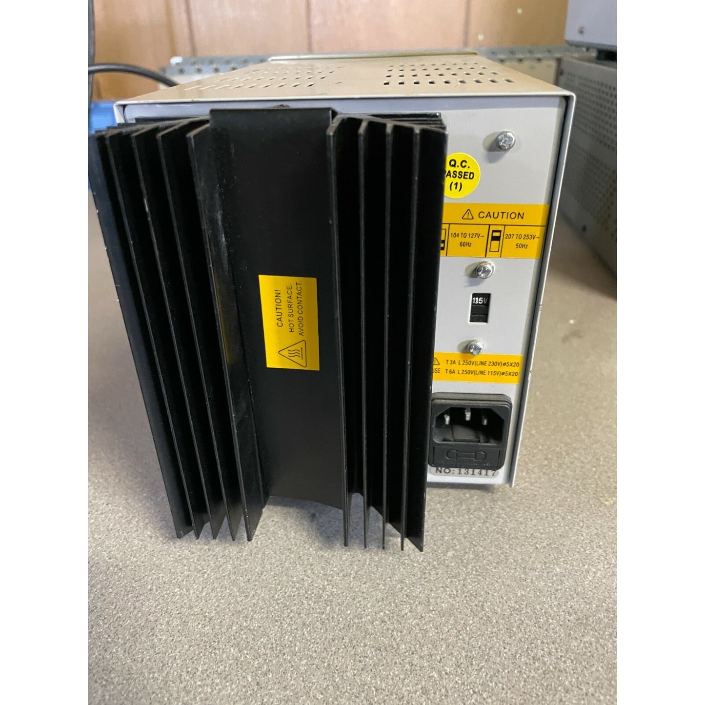 Mastech HY3005D DC Power Supply Linear Variable Adjustable back of unit